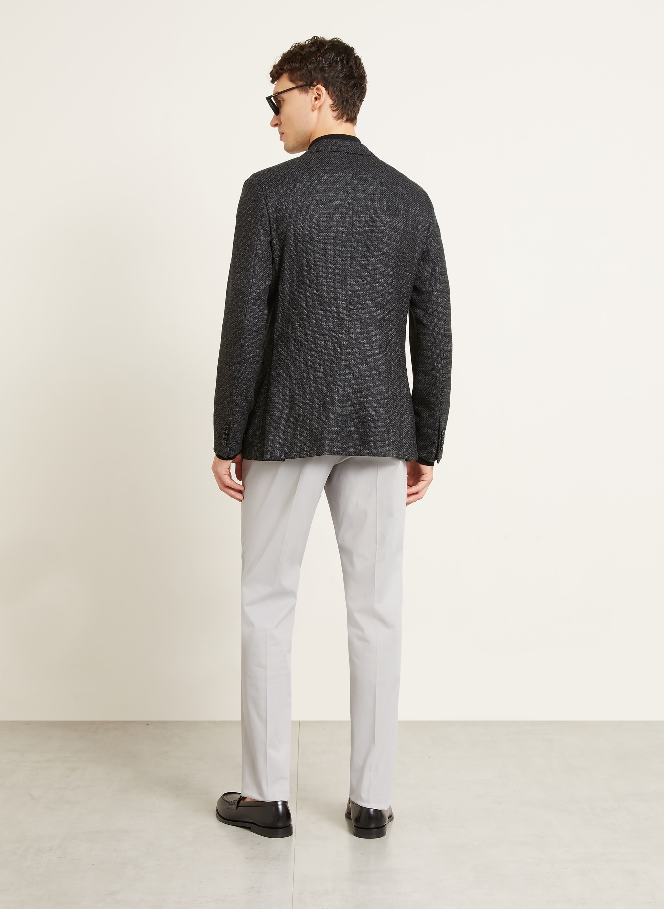 ZEGNA Slim-Fit Trousers: LIGHT GRAY