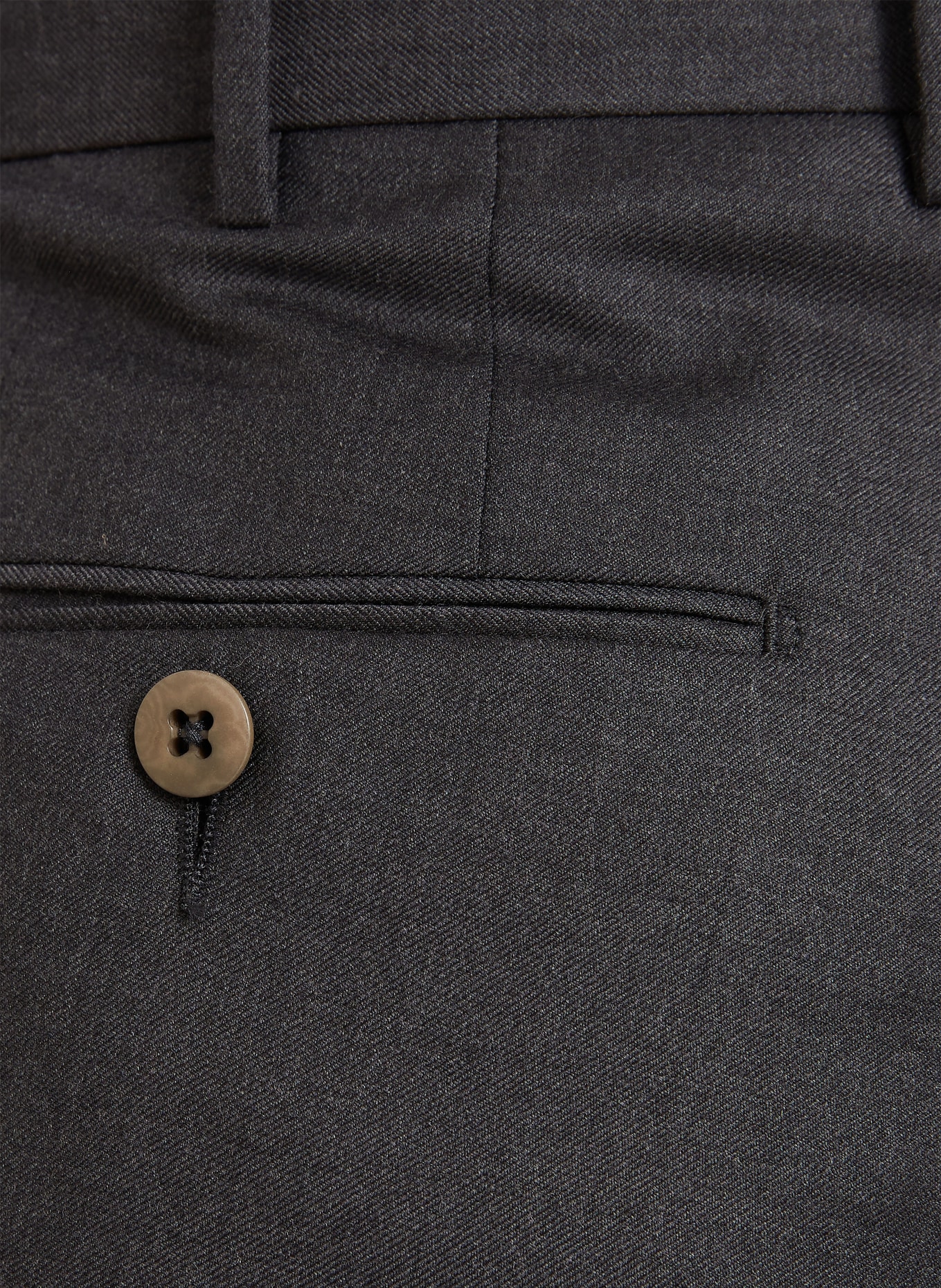 ZEGNA Bukser TROFEO Regular Fit: MØRKEGRÅ