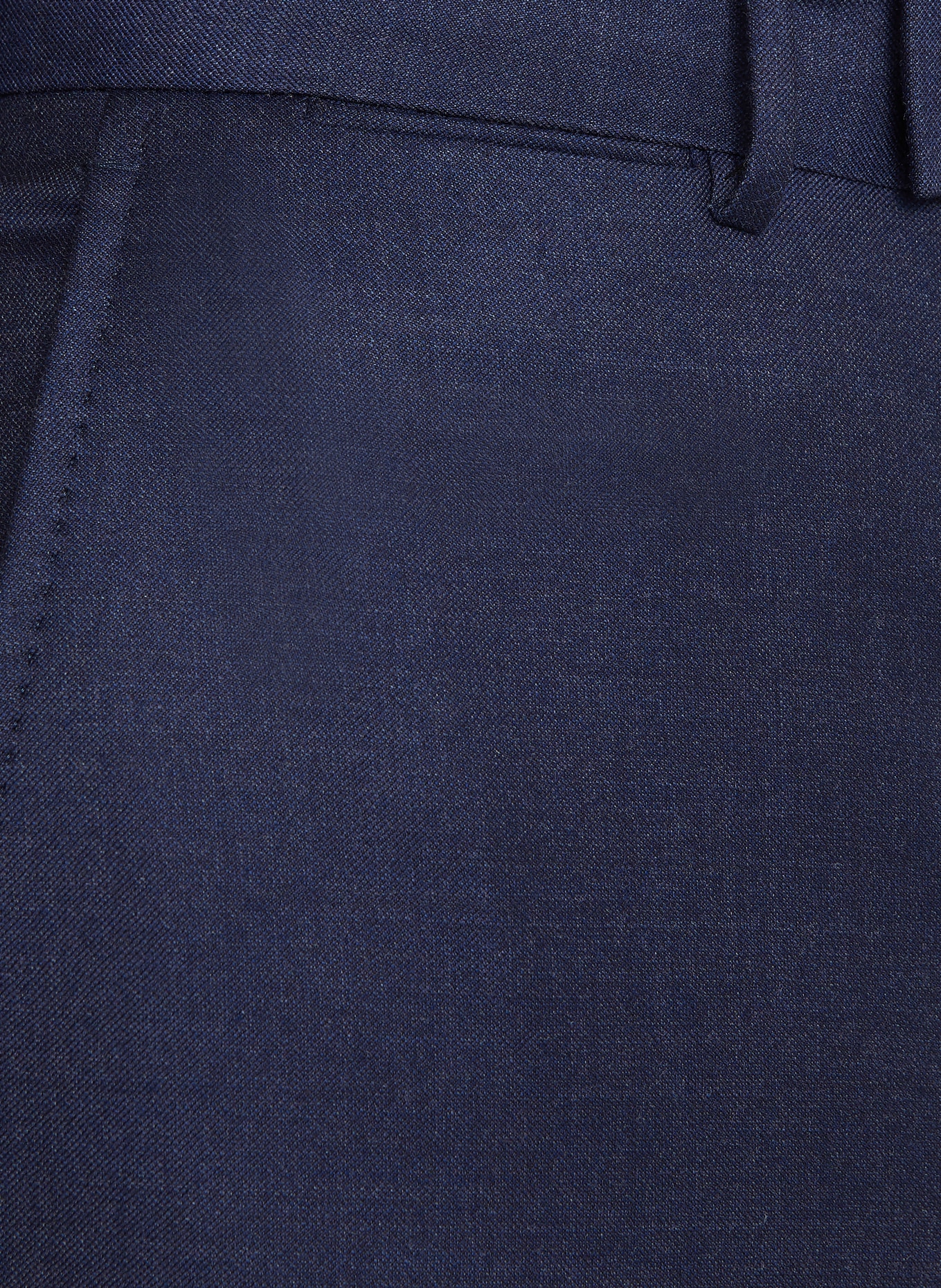 ZEGNA Byxor TROFEO Slim Fit i merinoull: MÖRKBLÅ