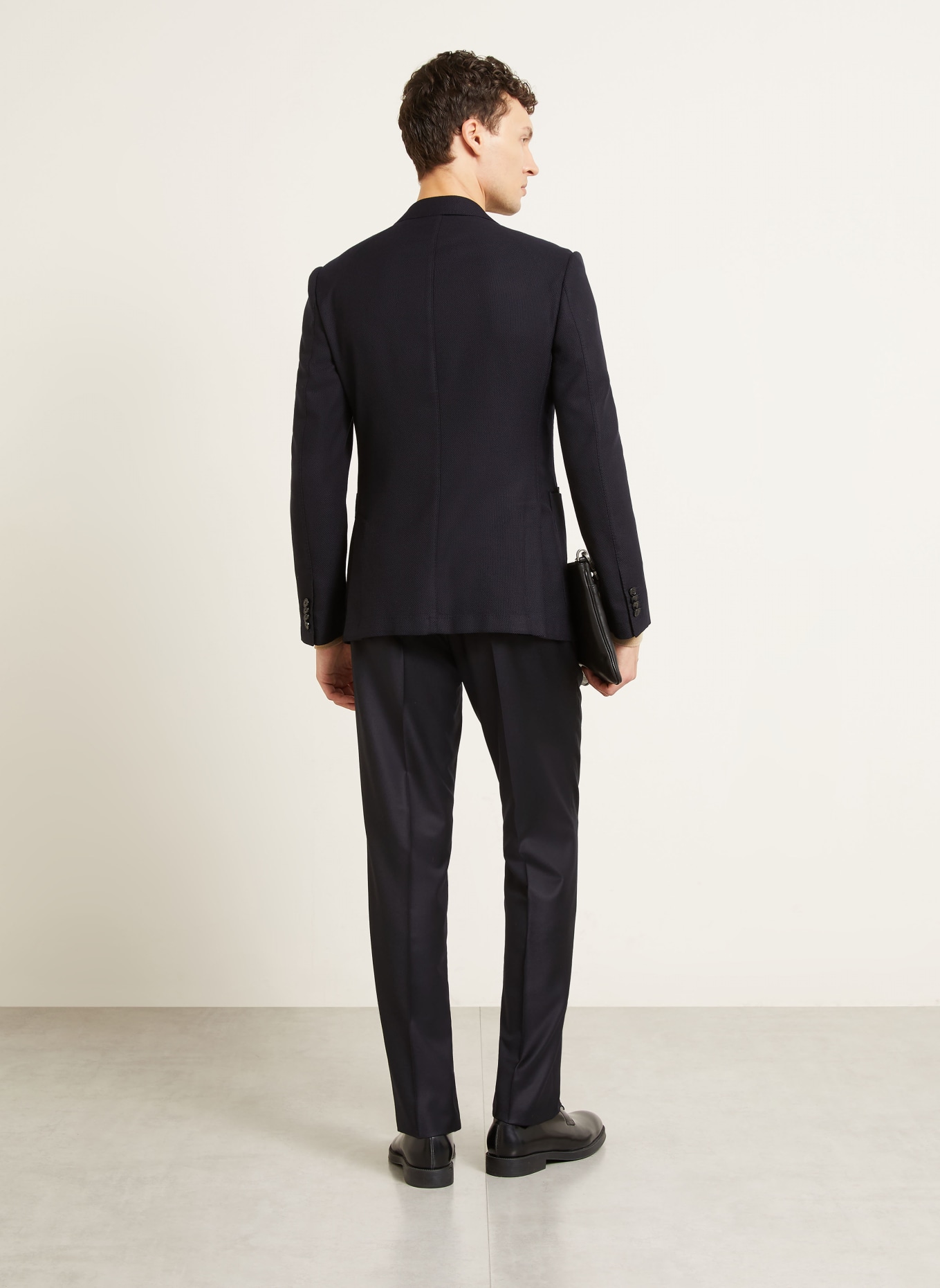 ZEGNA TROFEO Extra Slim Fit Trousers: DARK BLUE