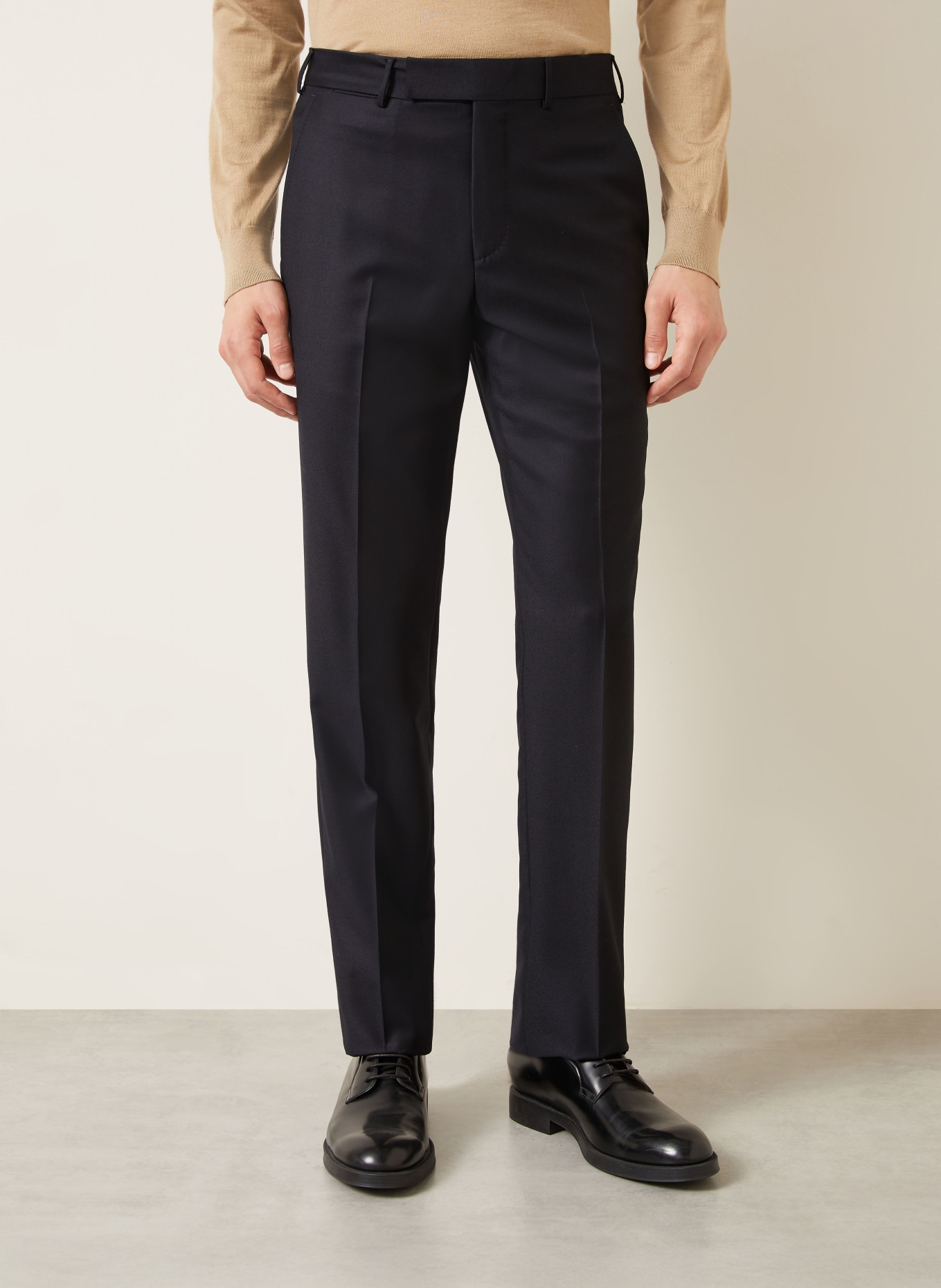 ZEGNA TROFEO Extra Slim Fit Trousers: DARK BLUE