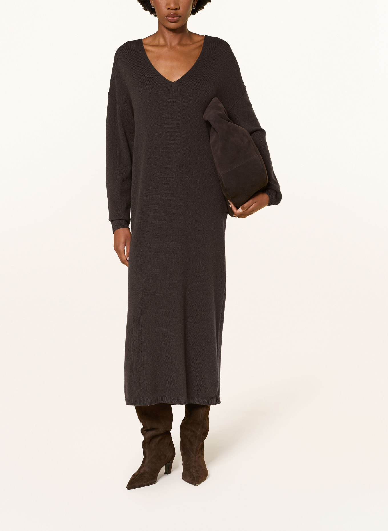 comma Strickkleid: BRAUN