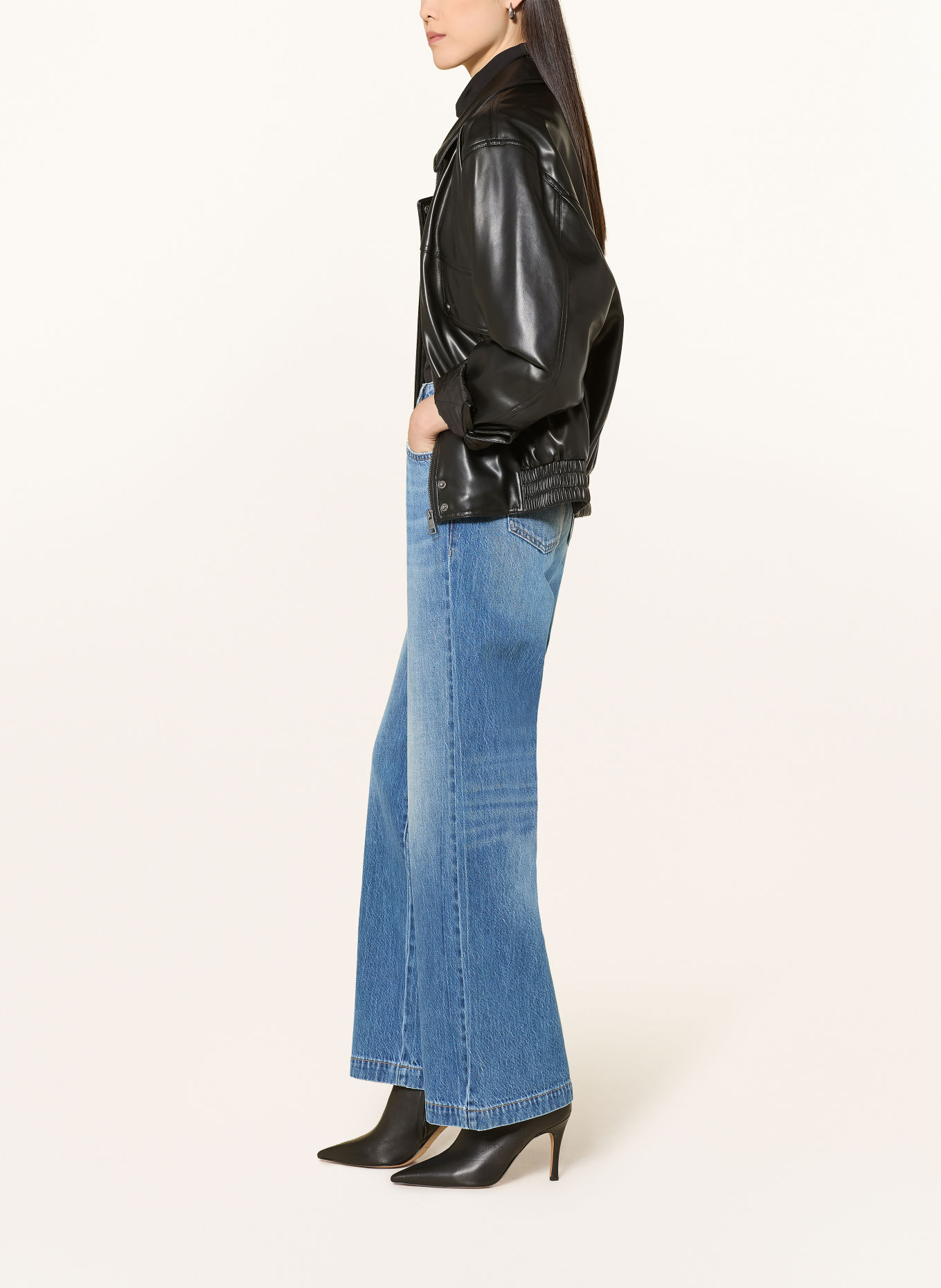 COMMA Wide leg jeans: 56Z2 BLUE