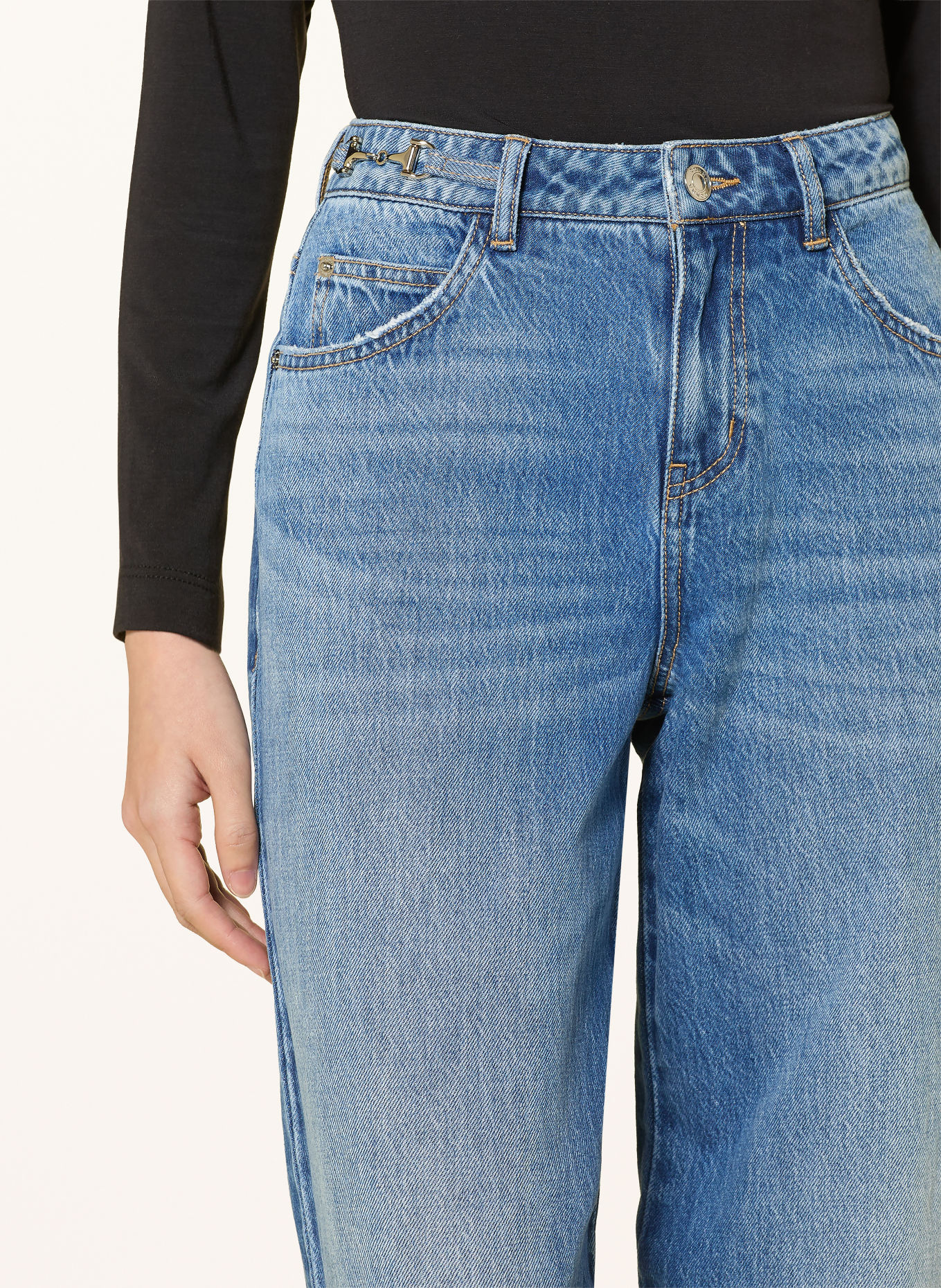 COMMA Wide leg jeans: 56Z2 BLUE