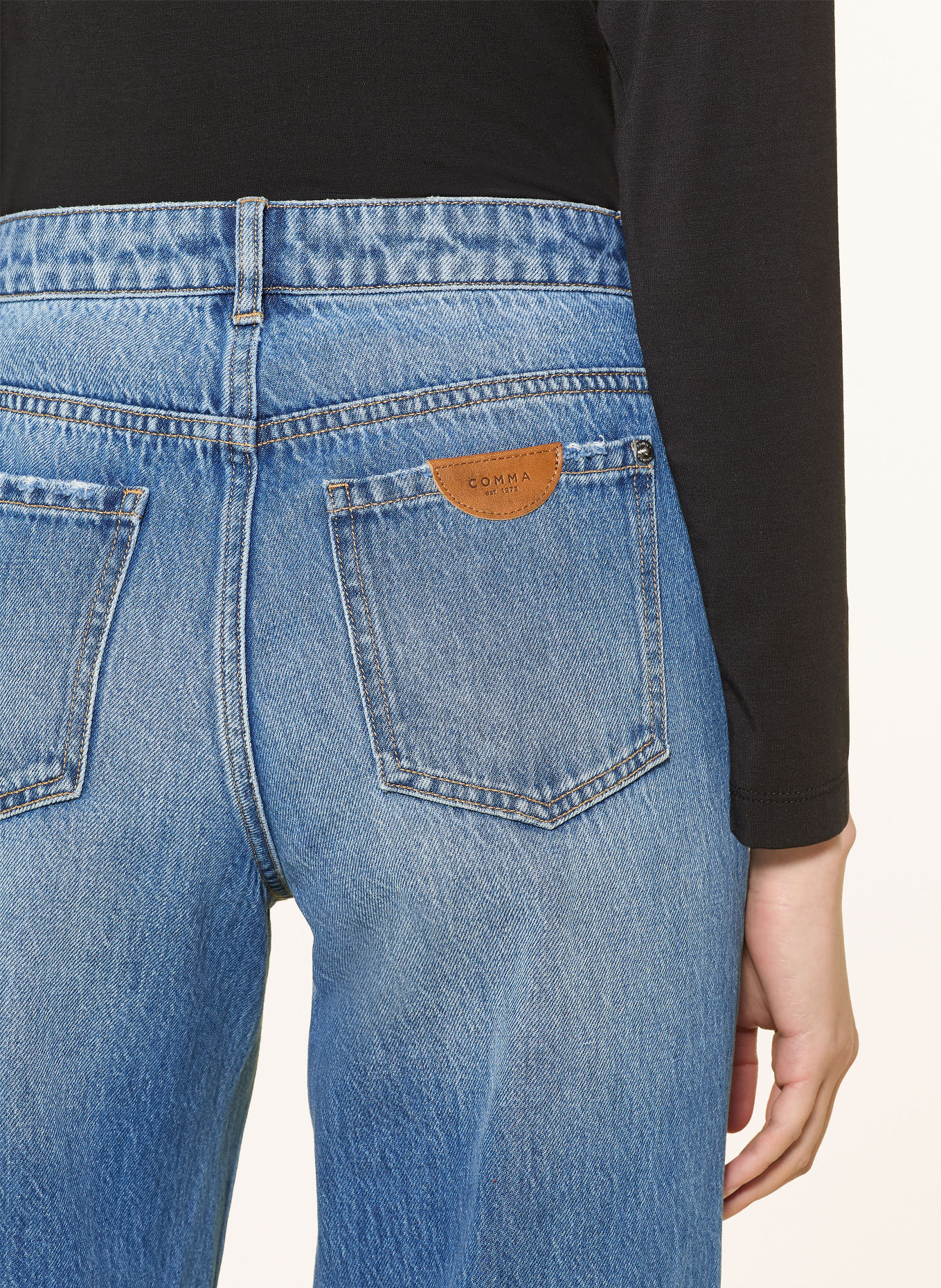 COMMA Wide leg jeans: 56Z2 BLUE