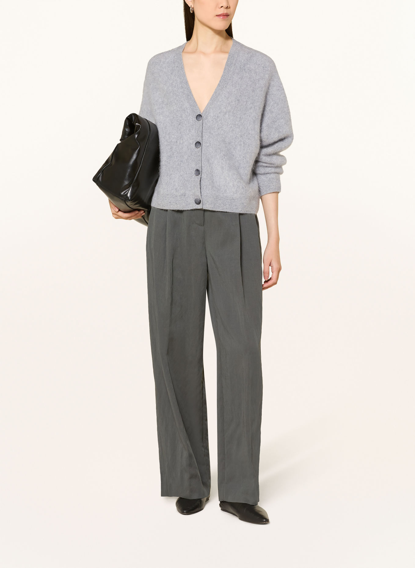 COMMA Strickjacke: GRAU
