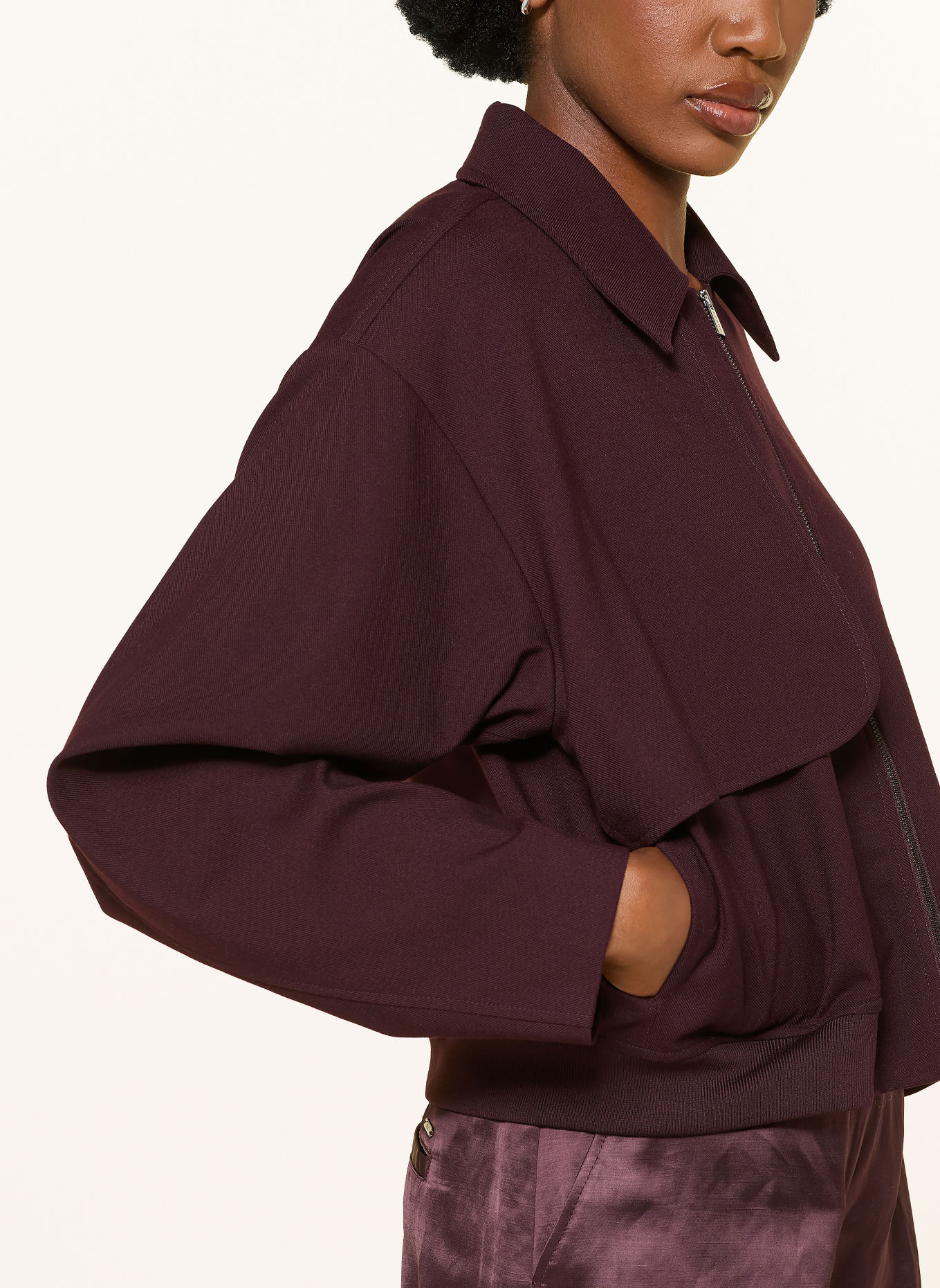 COMMA Blouson: DUNKELLILA