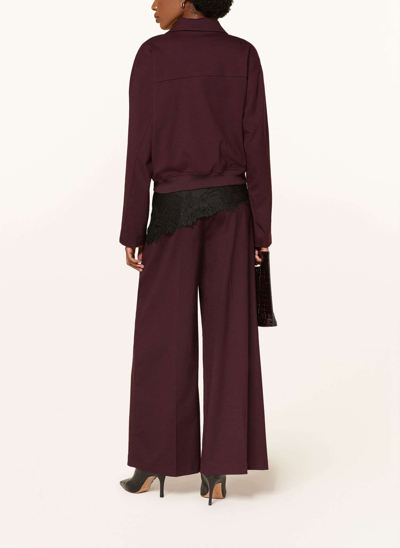 COMMA Marlenehose: DUNKELLILA