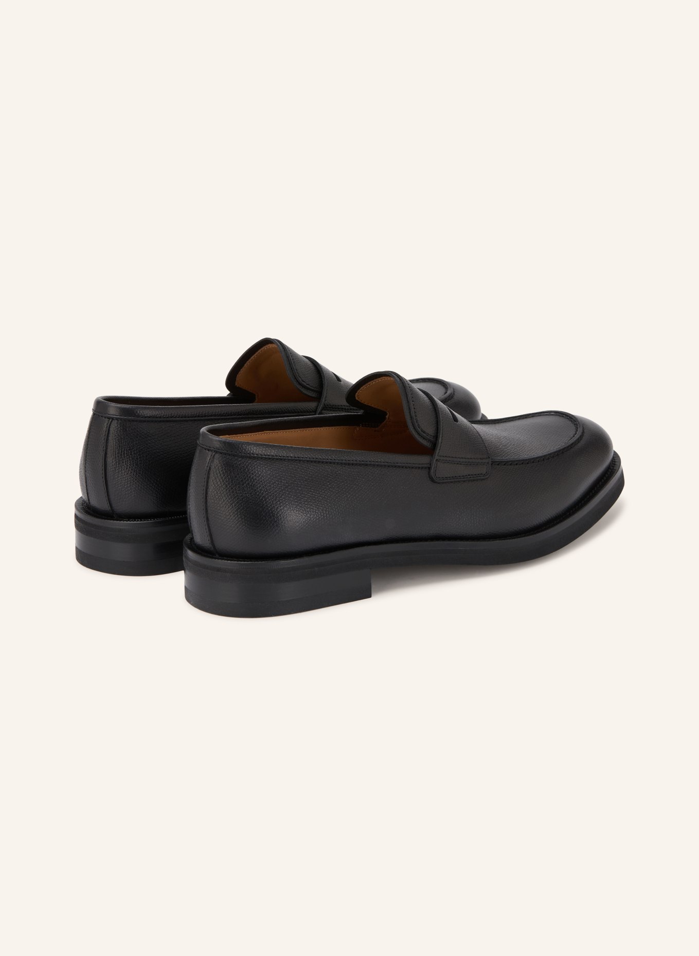 FERRAGAMO Penny loafers STEFANO: CZARNY