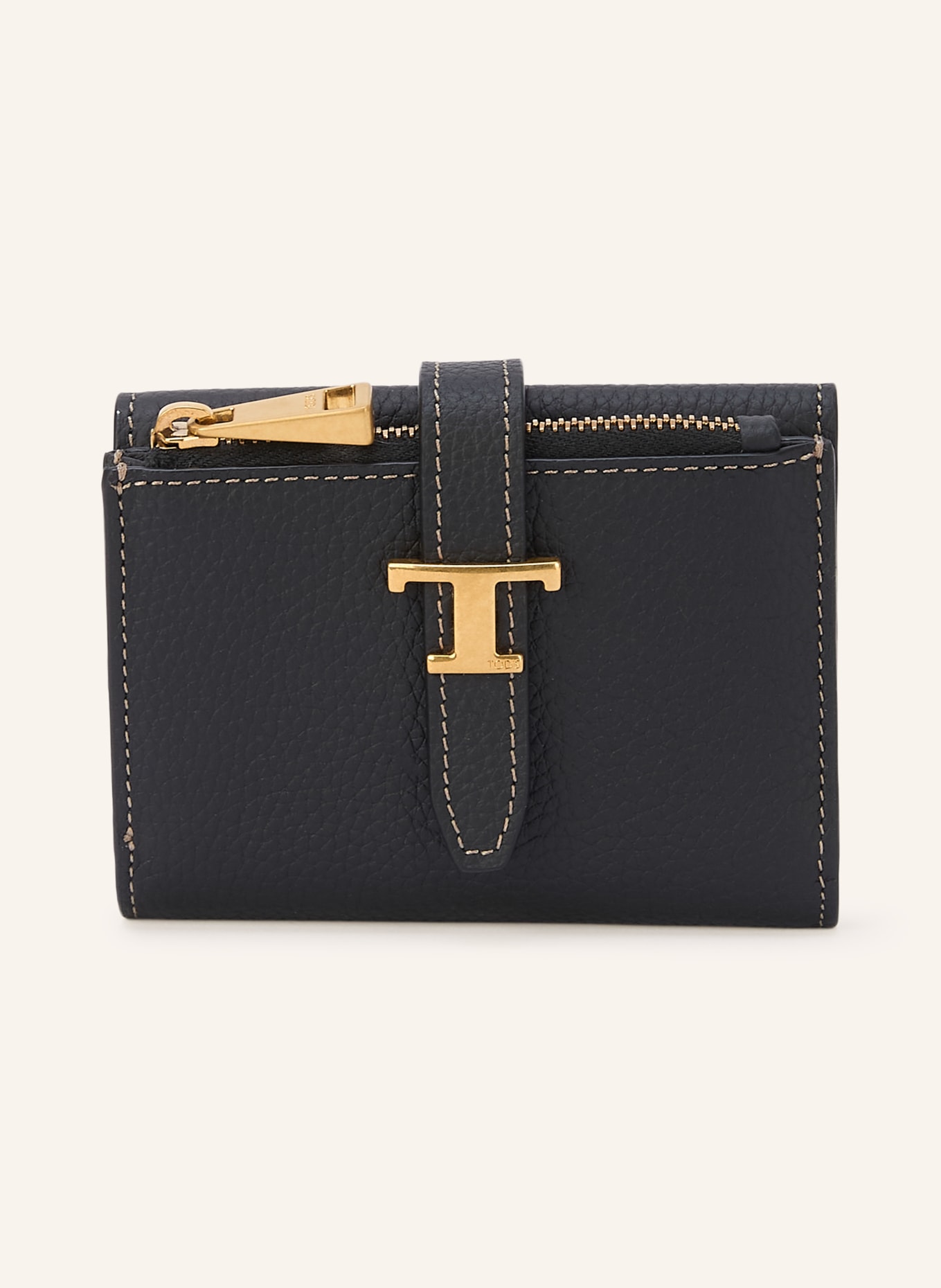 TOD'S KATE Wallet: BLACK / GOLD