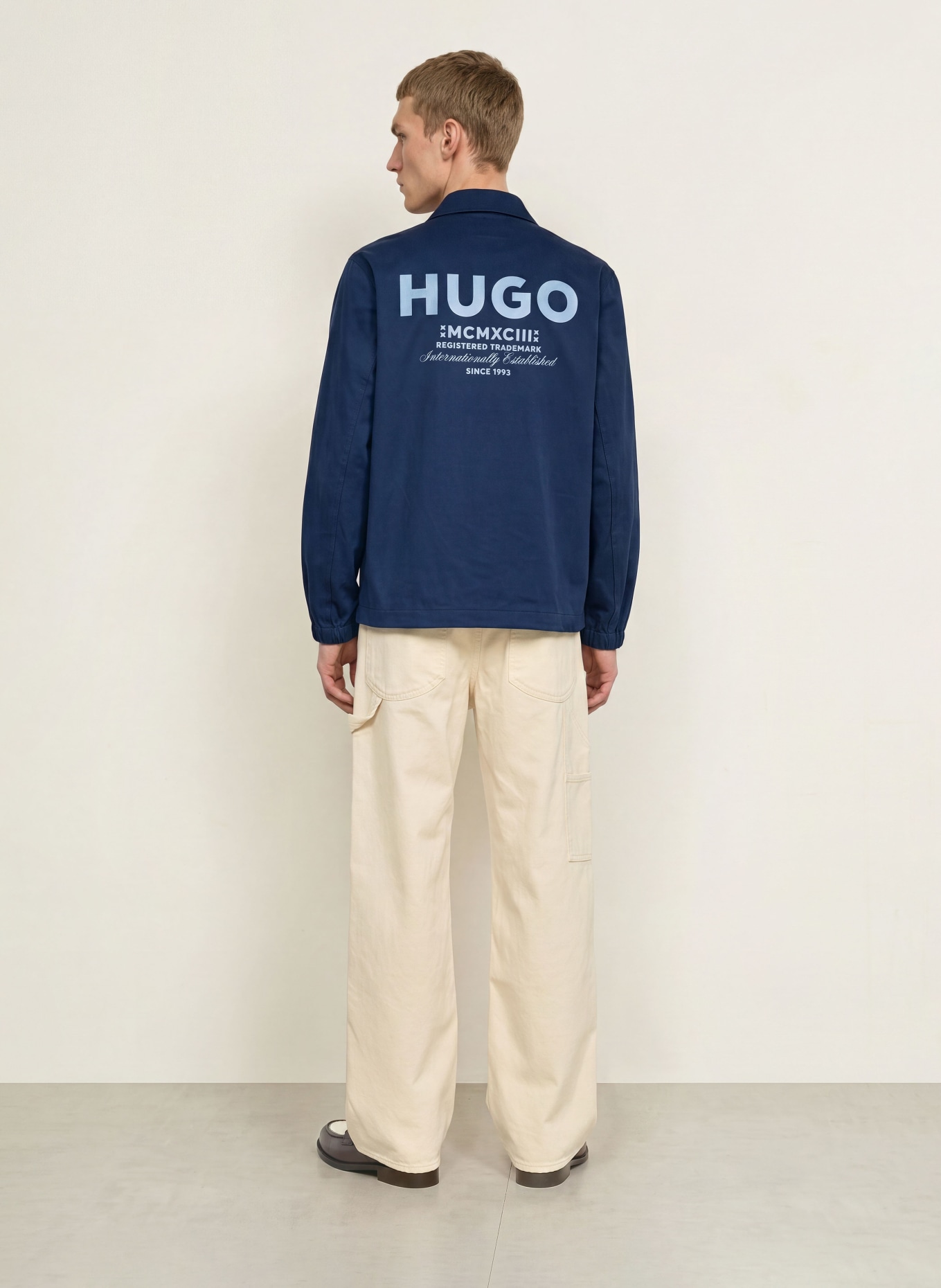 HUGO Surchemise BIYO: BLEU / BLEU CLAIR