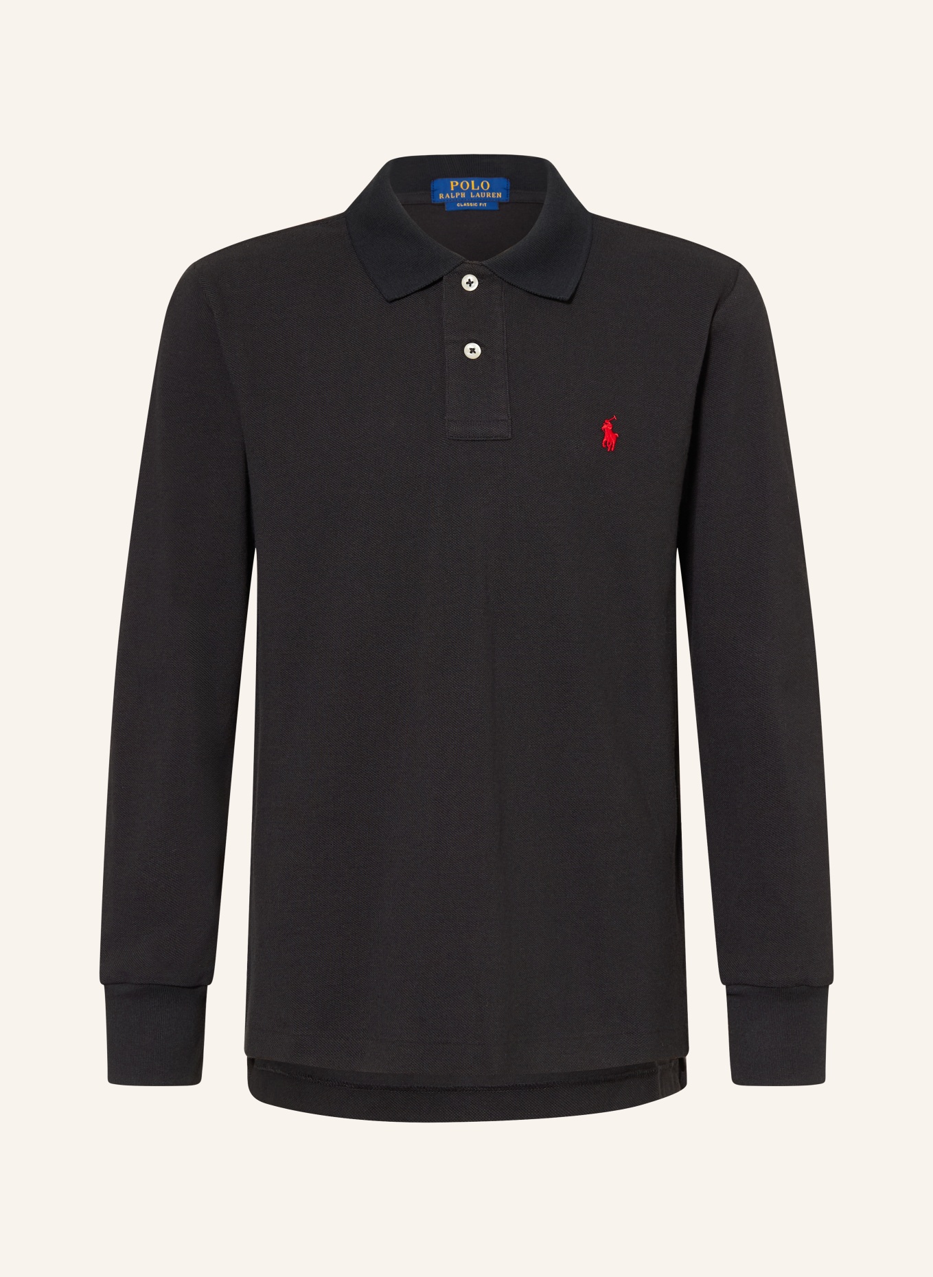 POLO RALPH LAUREN Polo piqué: NOIR / ROUGE