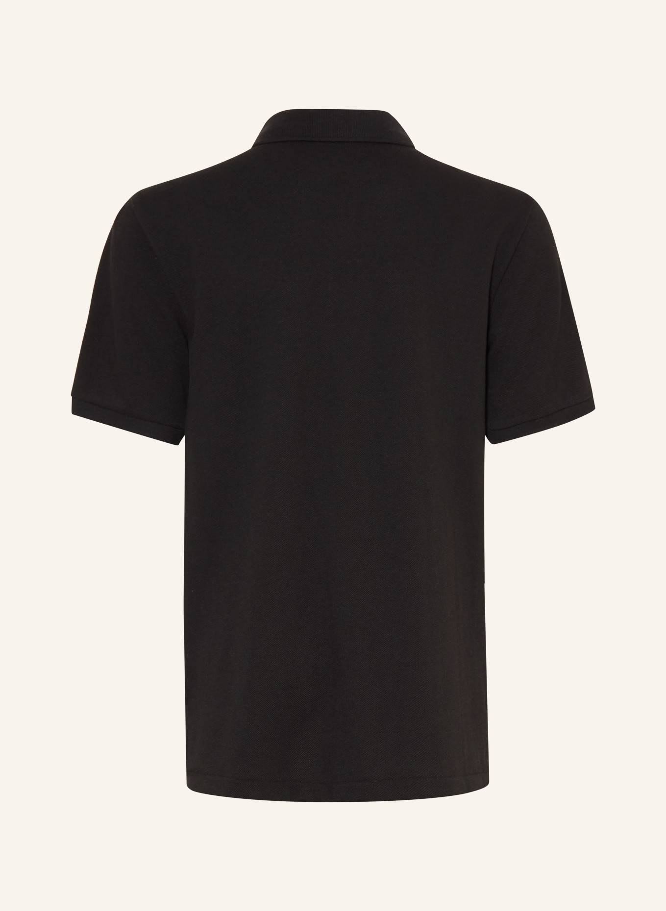 POLO RALPH LAUREN Piqué-Poloshirt: SCHWARZ / WEISS