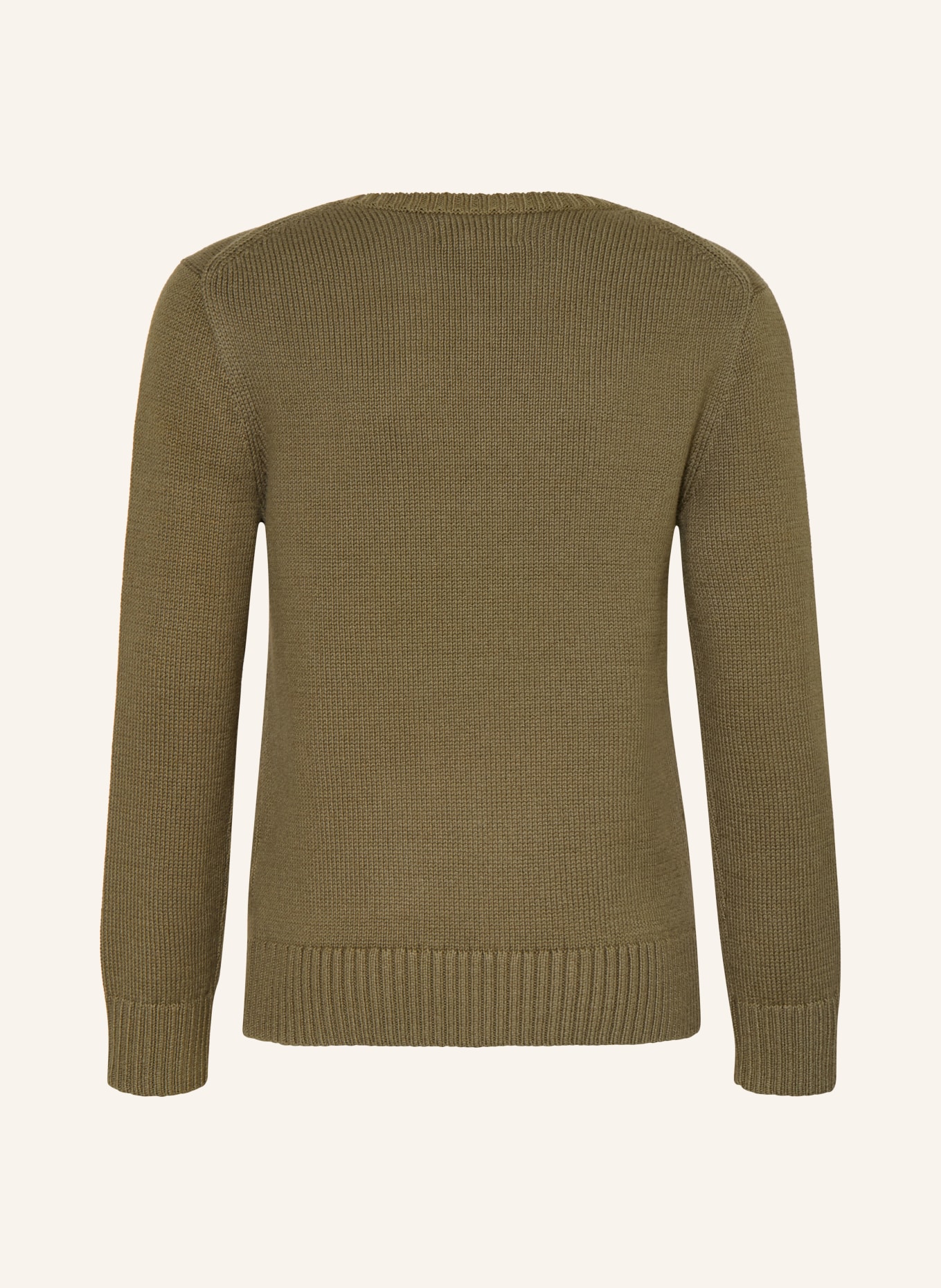 POLO RALPH LAUREN Sweater: GREEN / BROWN / ORANGE