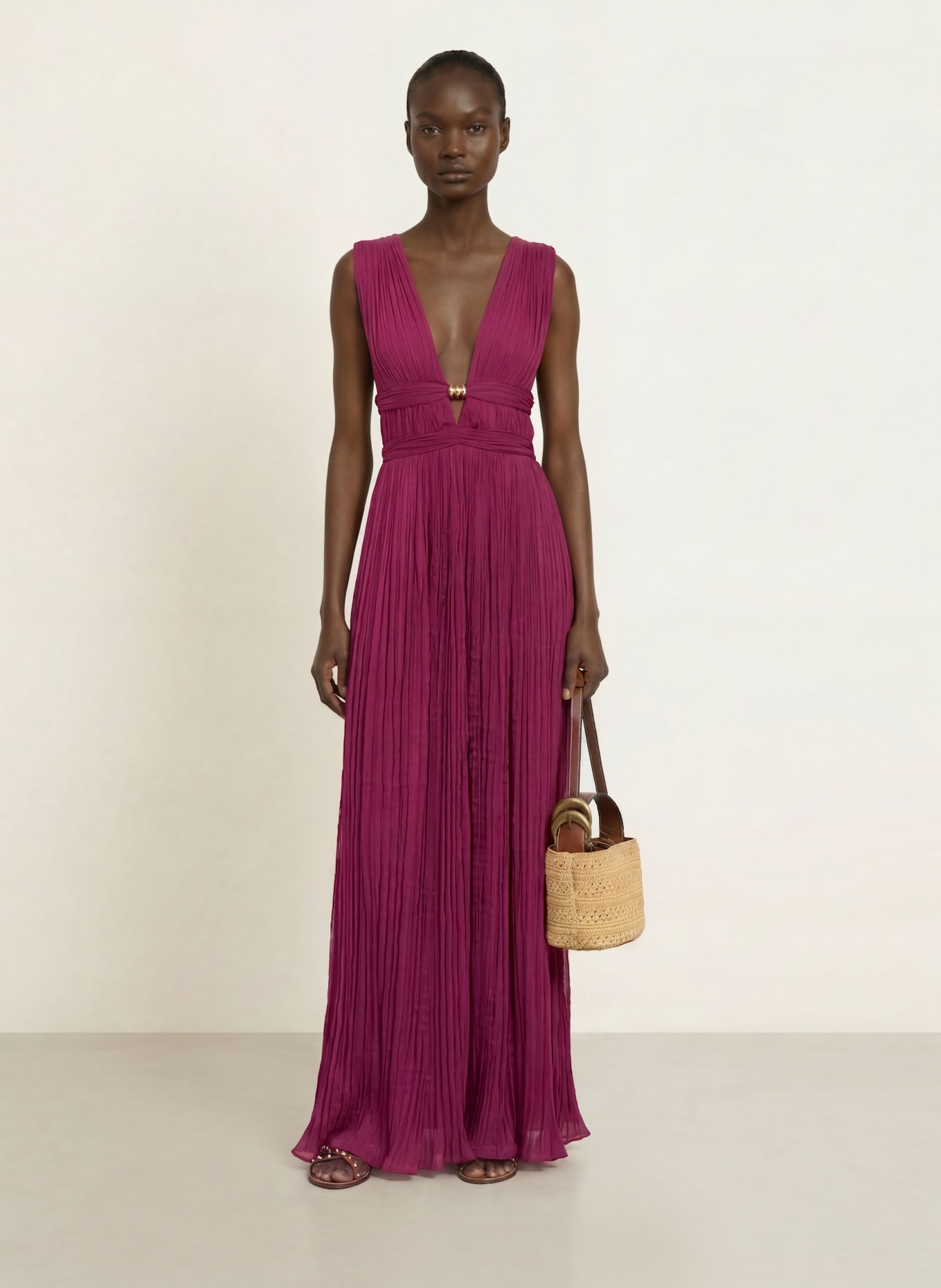 ba&sh Rochie TANIA: FUCSIA
