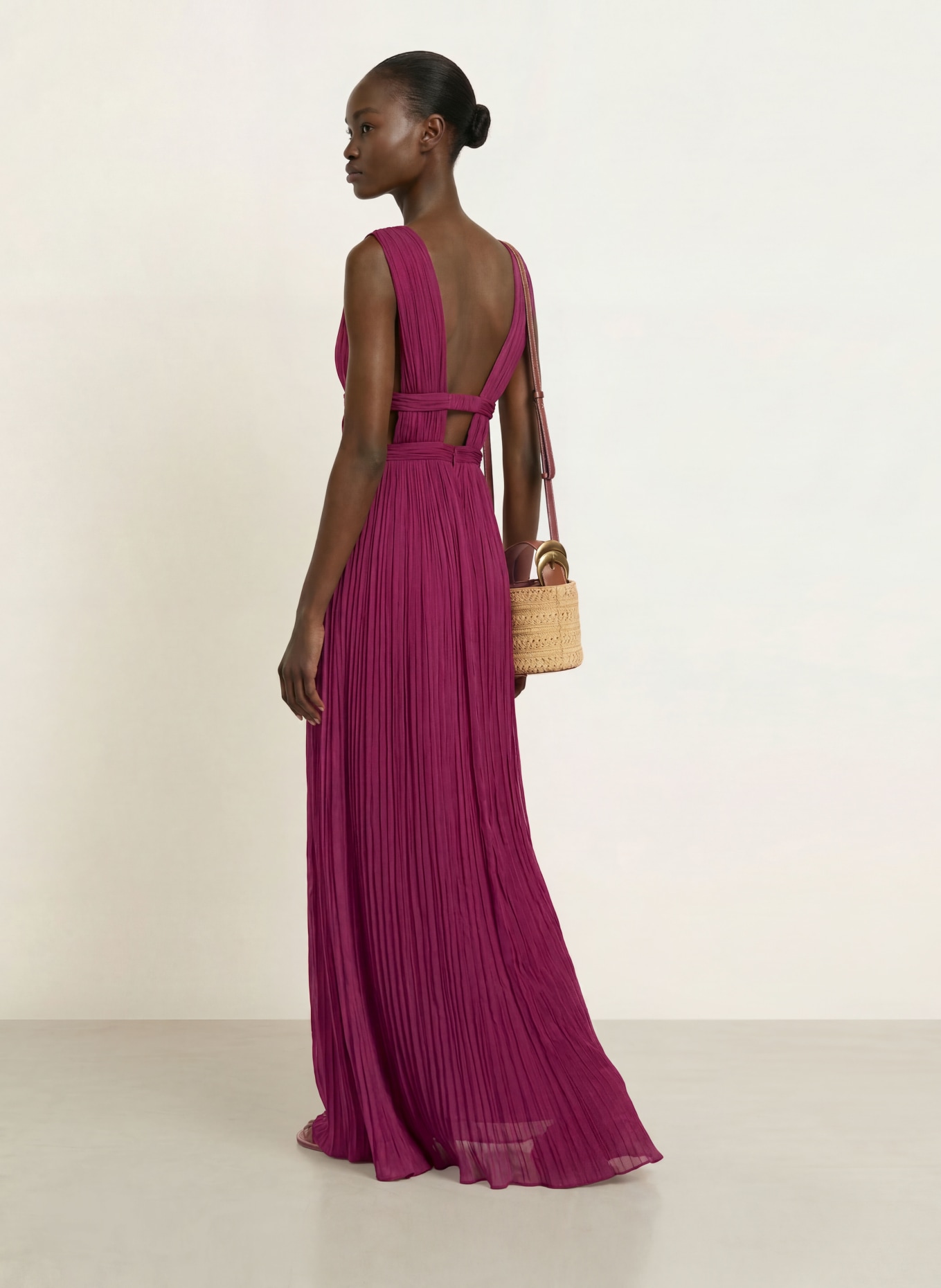 ba&sh Rochie TANIA: FUCSIA