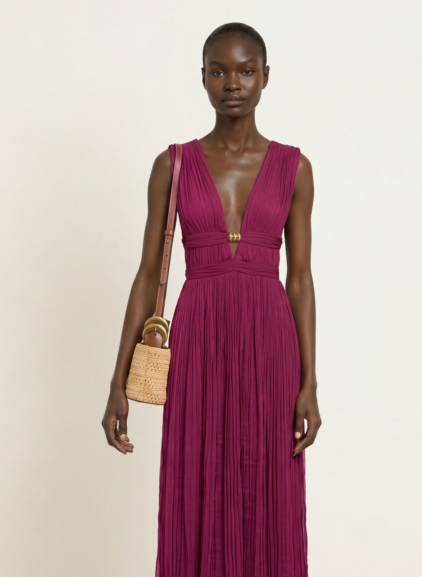ba&sh Rochie TANIA: FUCSIA