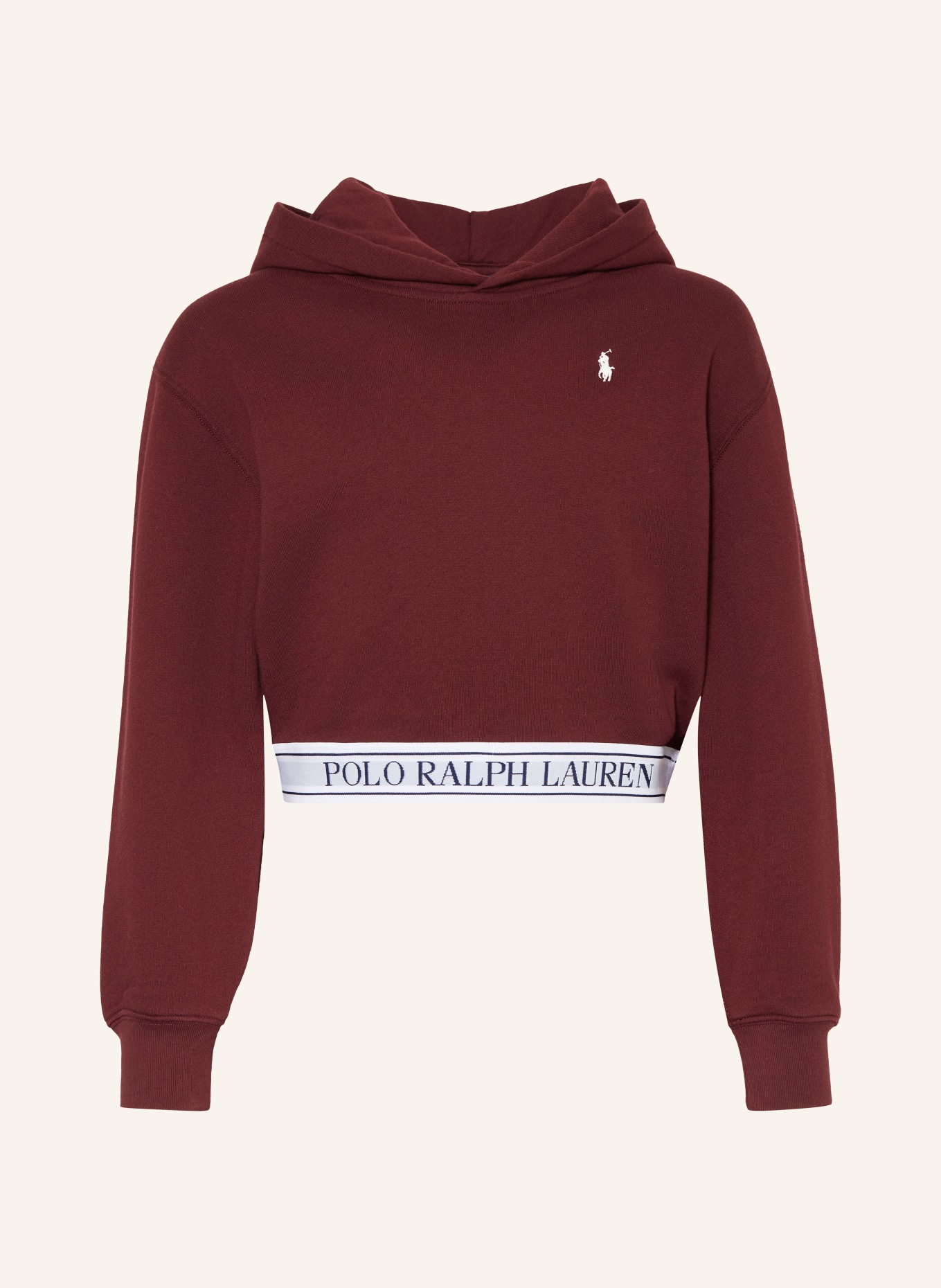 POLO RALPH LAUREN Hoodie: DUNKELROT