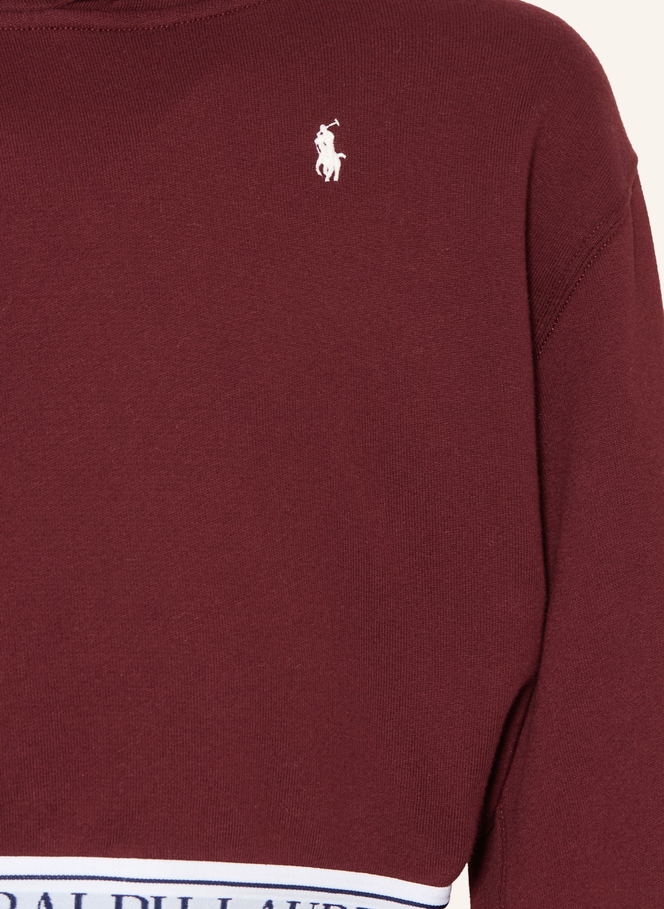 POLO RALPH LAUREN Hoodie: DUNKELROT