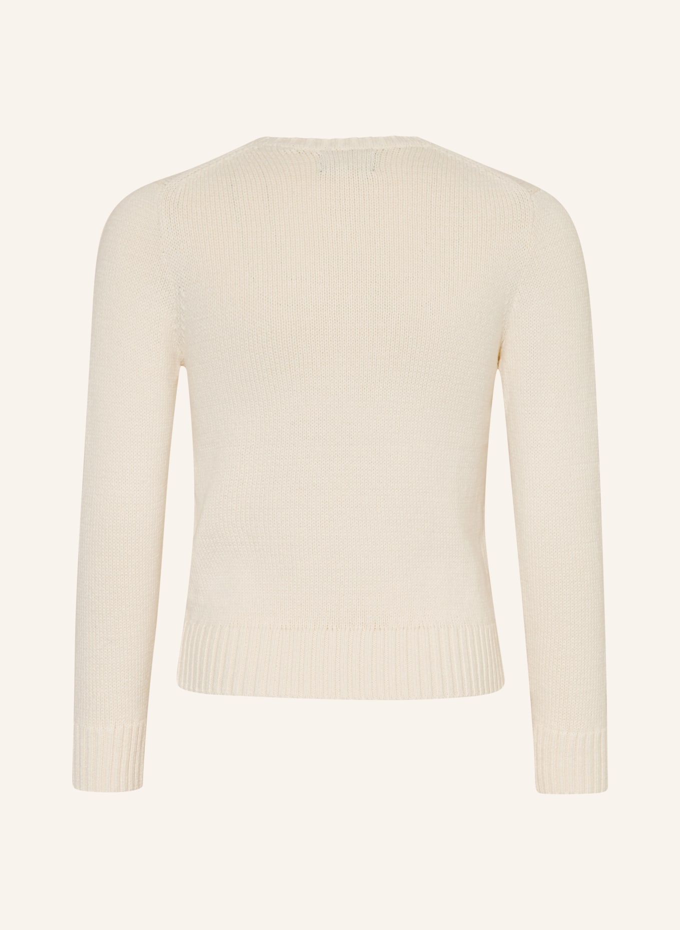 POLO RALPH LAUREN Trui: CRÈME / MARRON FONCÉ / KAKI