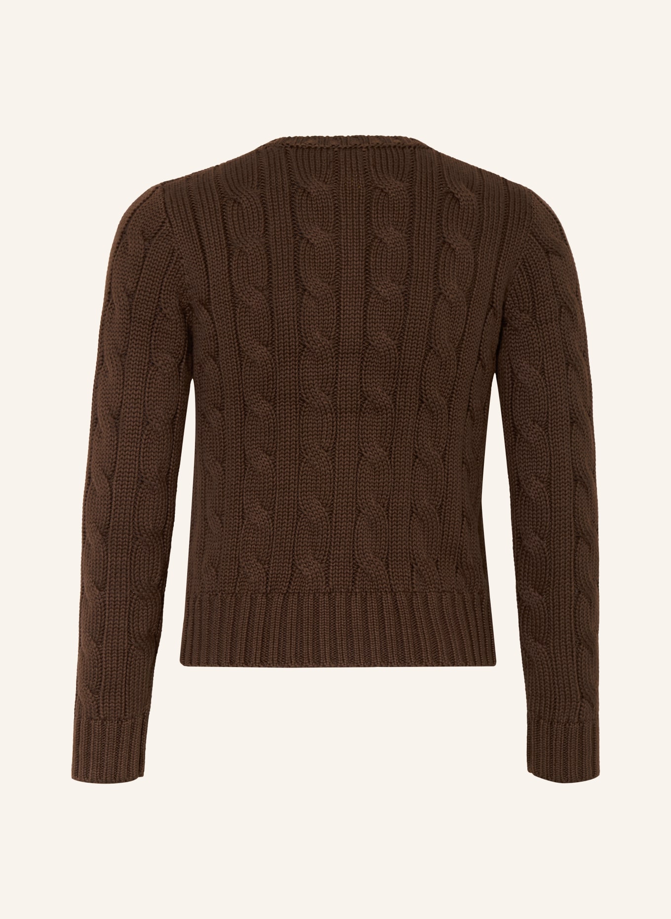 POLO RALPH LAUREN Strickjacke: BRAUN