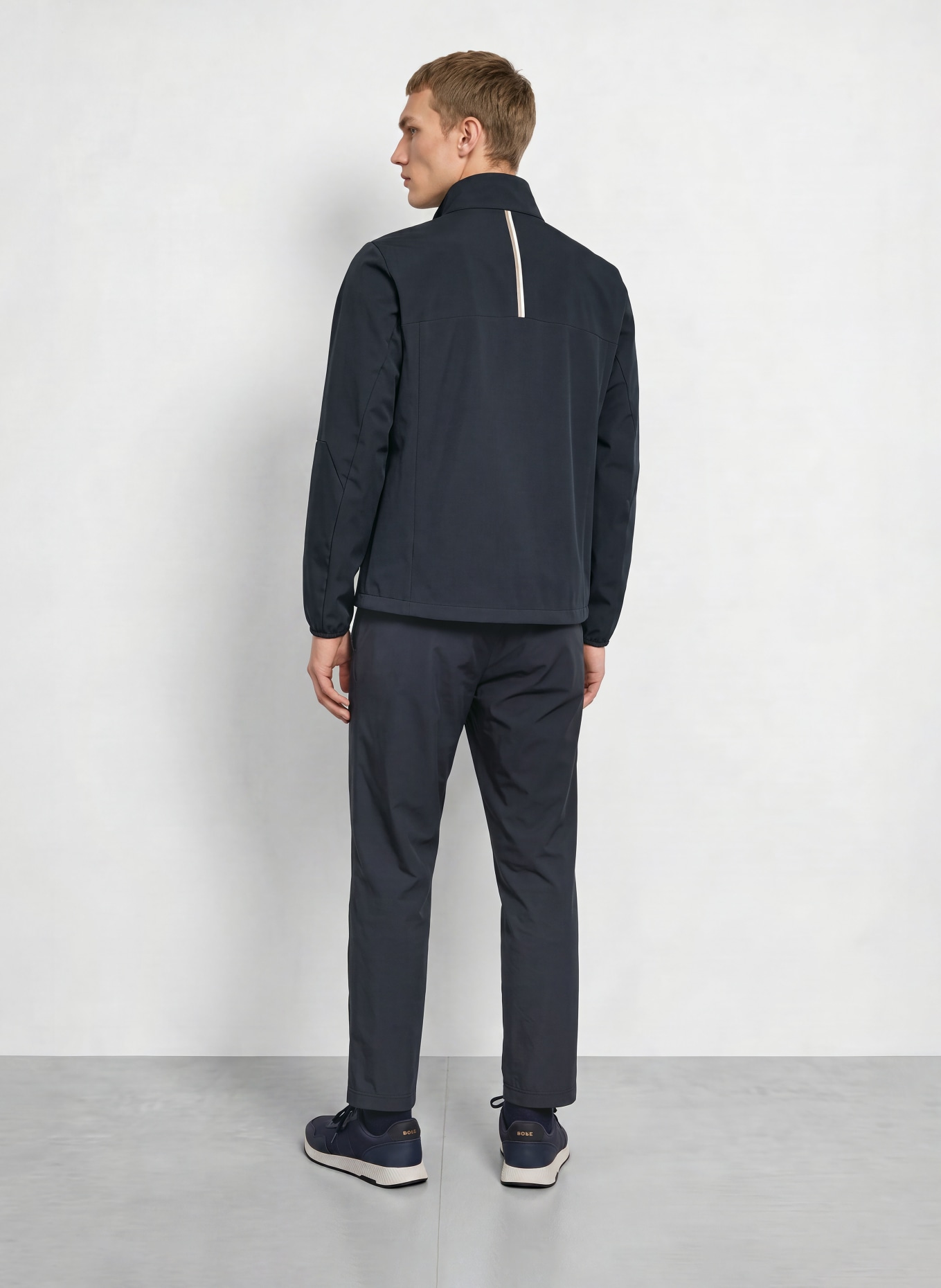 BOSS Veste de golf GOC RANK: BLEU FONCÉ