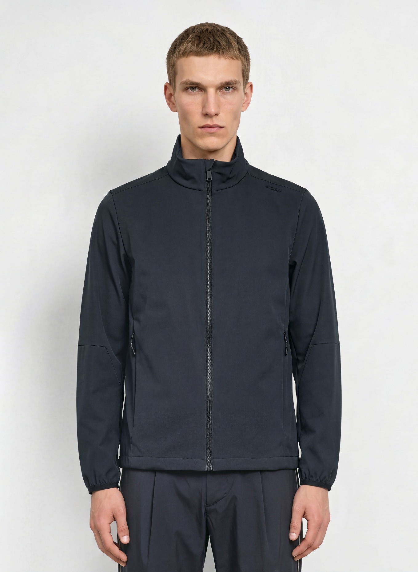 BOSS Veste de golf GOC RANK: BLEU FONCÉ