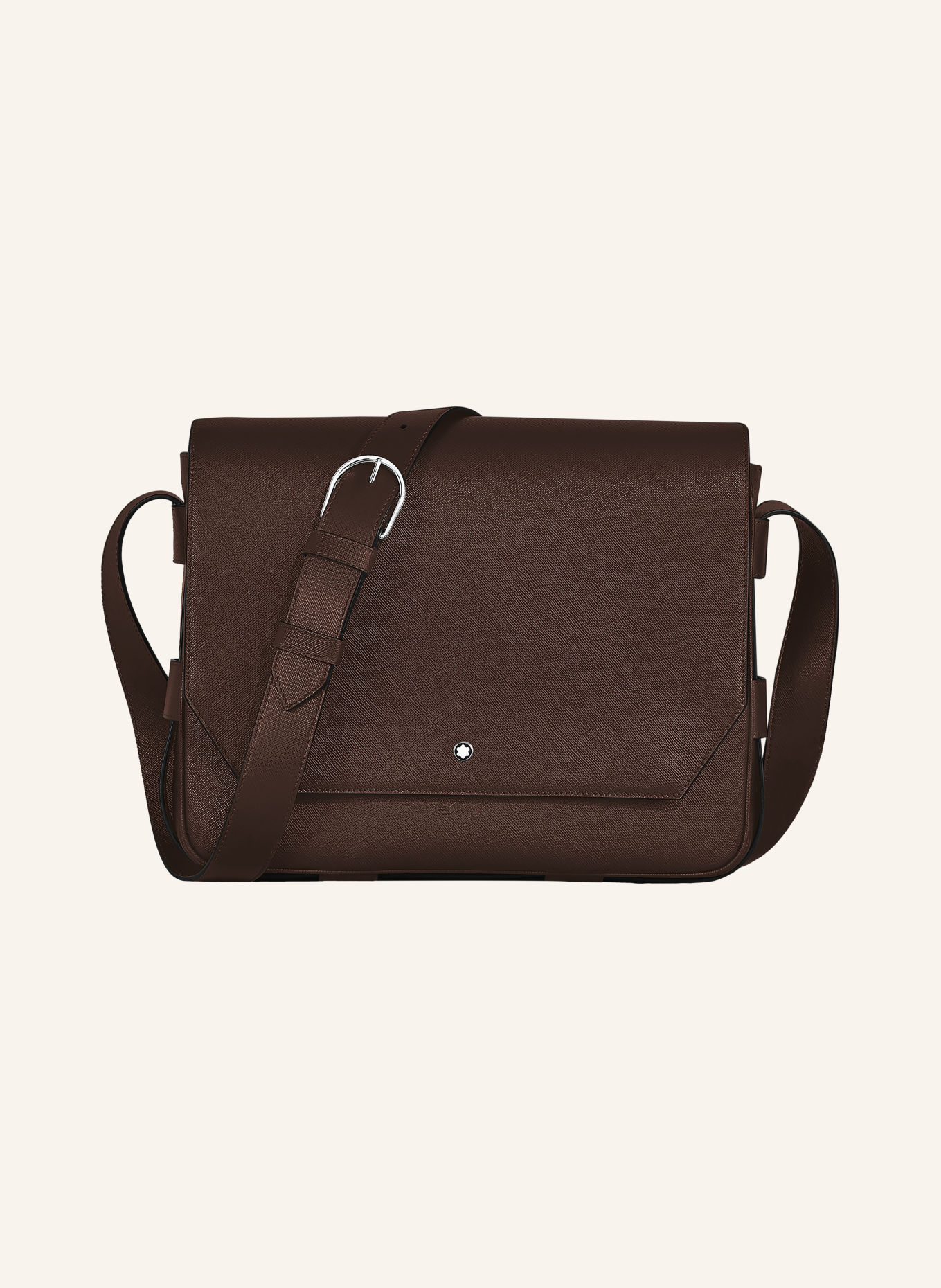 MONTBLANC SARTORIAL Crossbody Bag: DARK BROWN / SILVER