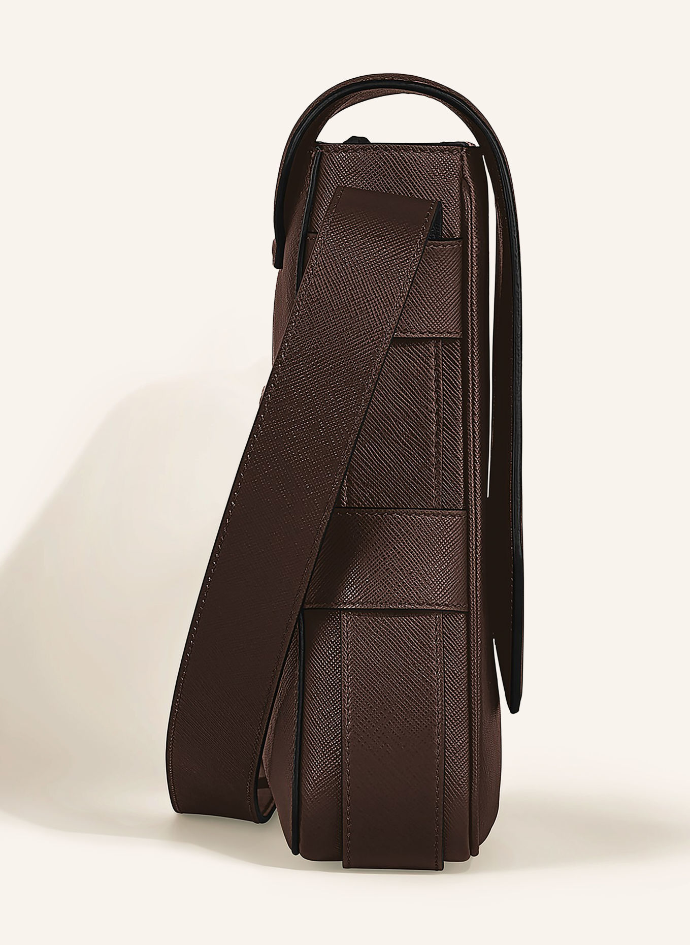 MONTBLANC SARTORIAL Crossbody Bag: DARK BROWN / SILVER