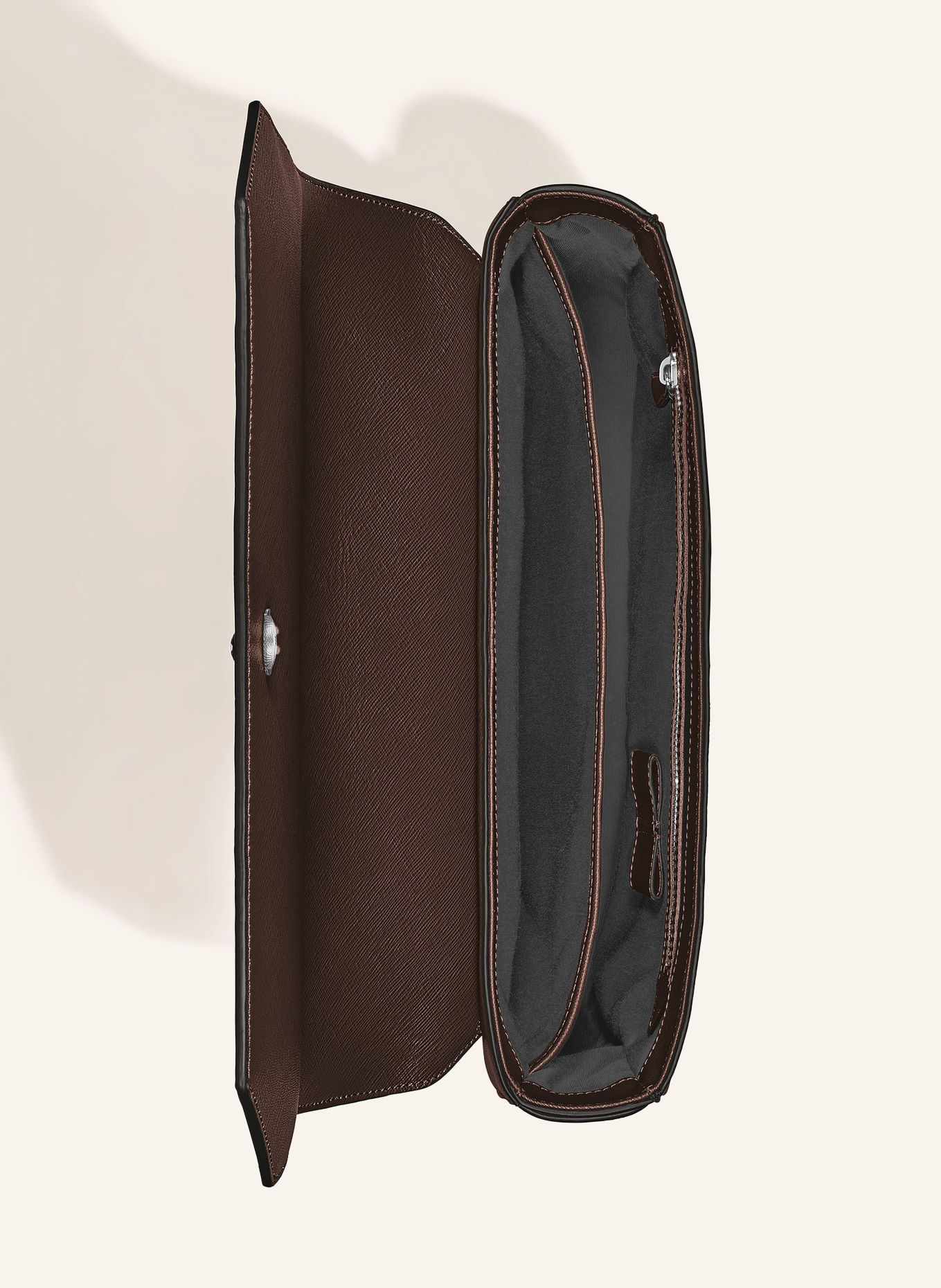 MONTBLANC SARTORIAL Crossbody Bag: DARK BROWN / SILVER