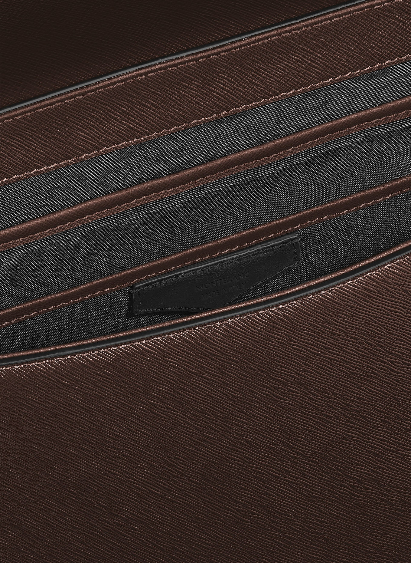 MONTBLANC SARTORIAL Crossbody Bag: DARK BROWN / SILVER