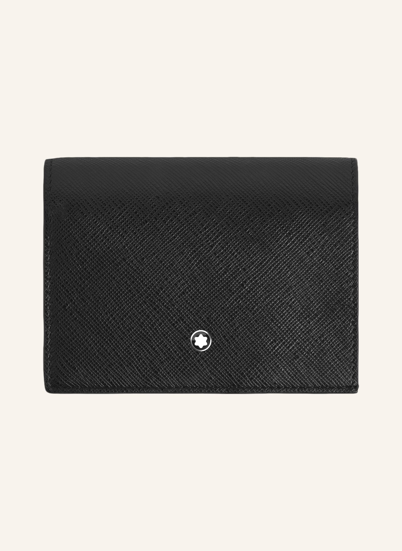 MONTBLANC Saffiano-Geldbörse SARTORIAL: SCHWARZ