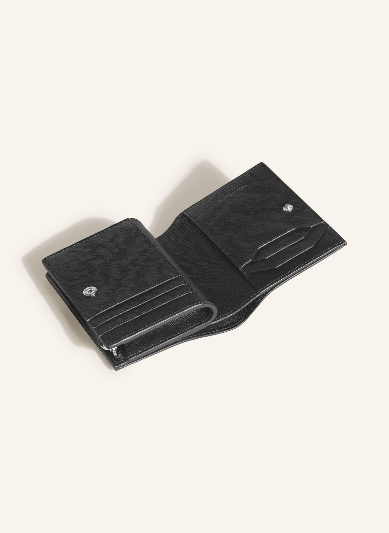 MONTBLANC Saffiano-Geldbörse SARTORIAL: SCHWARZ