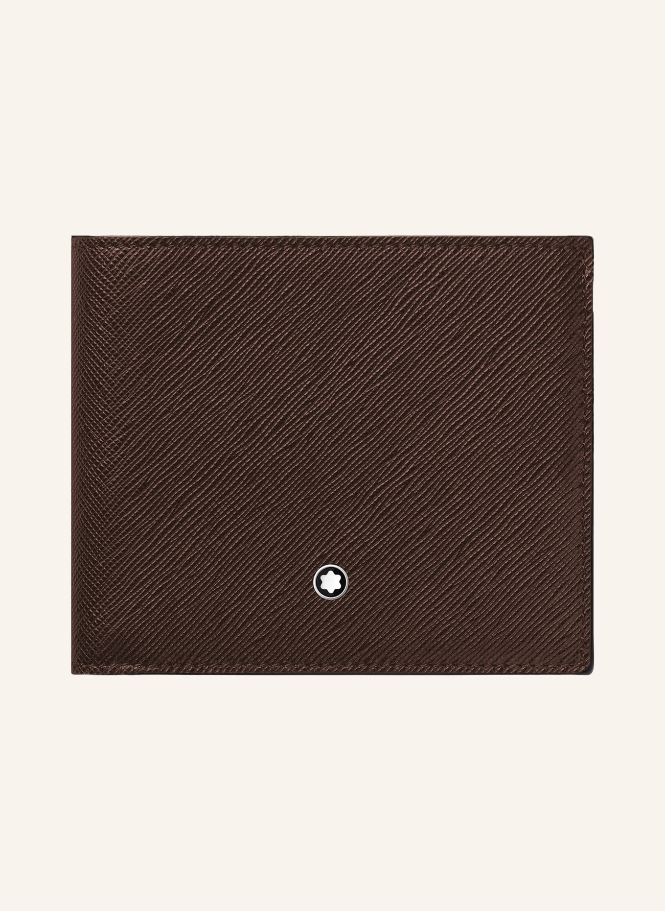 MONTBLANC Saffiano-Geldbörse SARTORIAL: DUNKELBRAUN