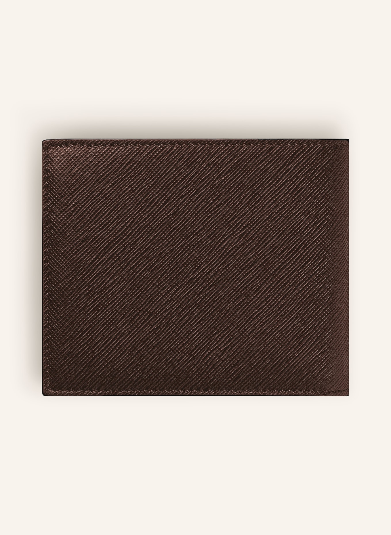 MONTBLANC Saffiano-Geldbörse SARTORIAL: DUNKELBRAUN