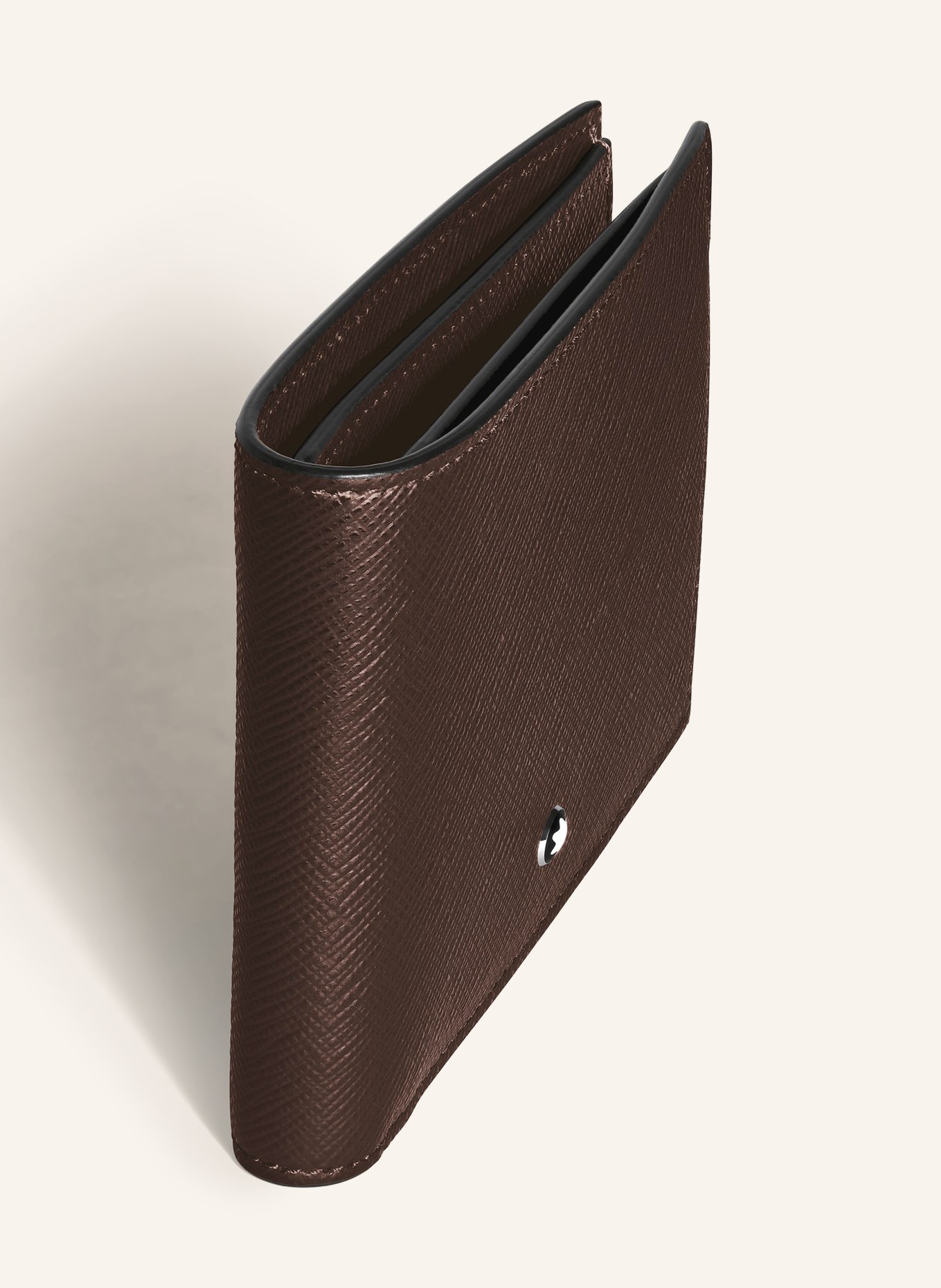 MONTBLANC Saffiano-Geldbörse SARTORIAL: DUNKELBRAUN