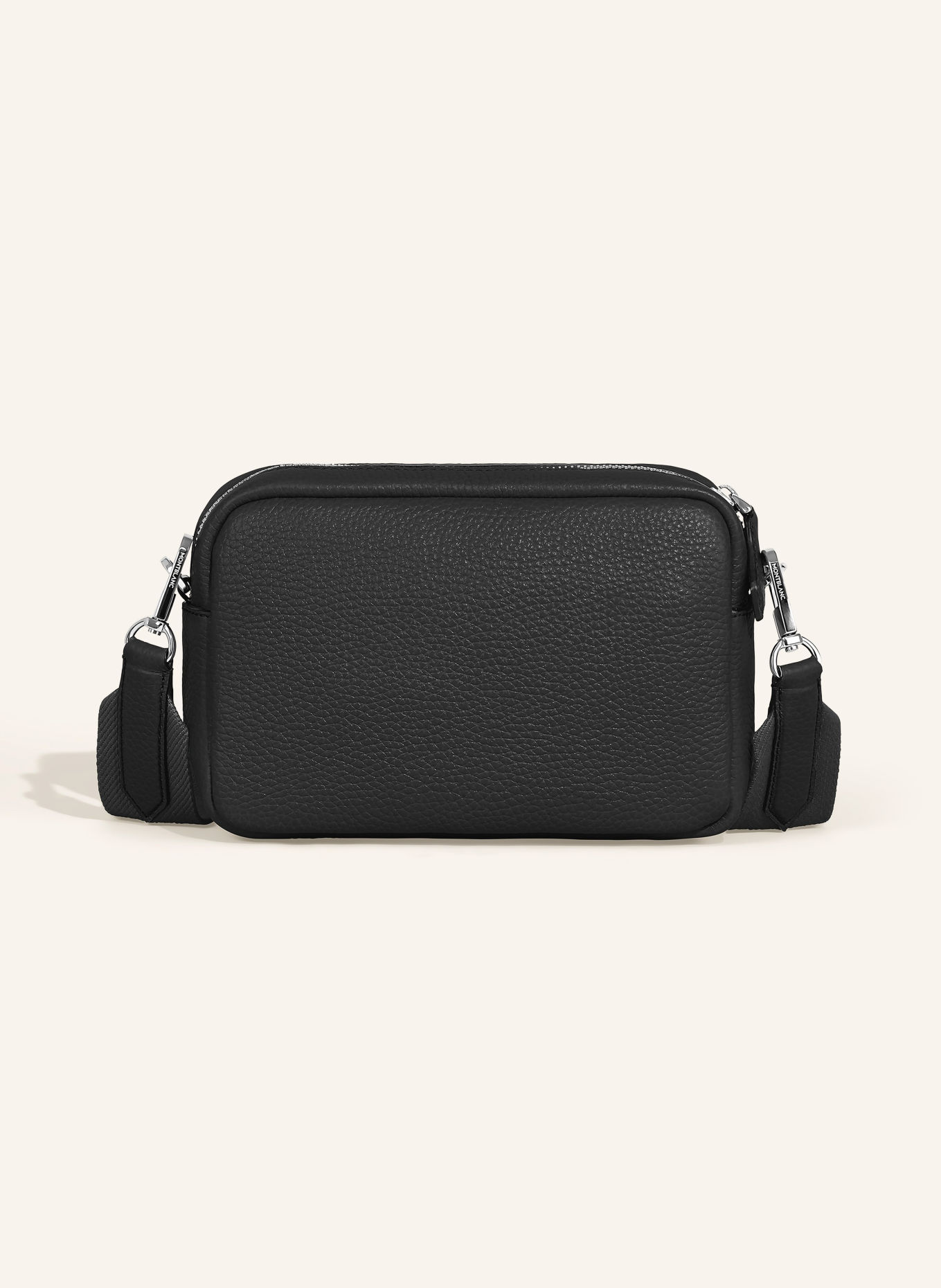MONTBLANC MONTBLANC COMPANION SMALL Crossbody Bag: BLACK / SILVER