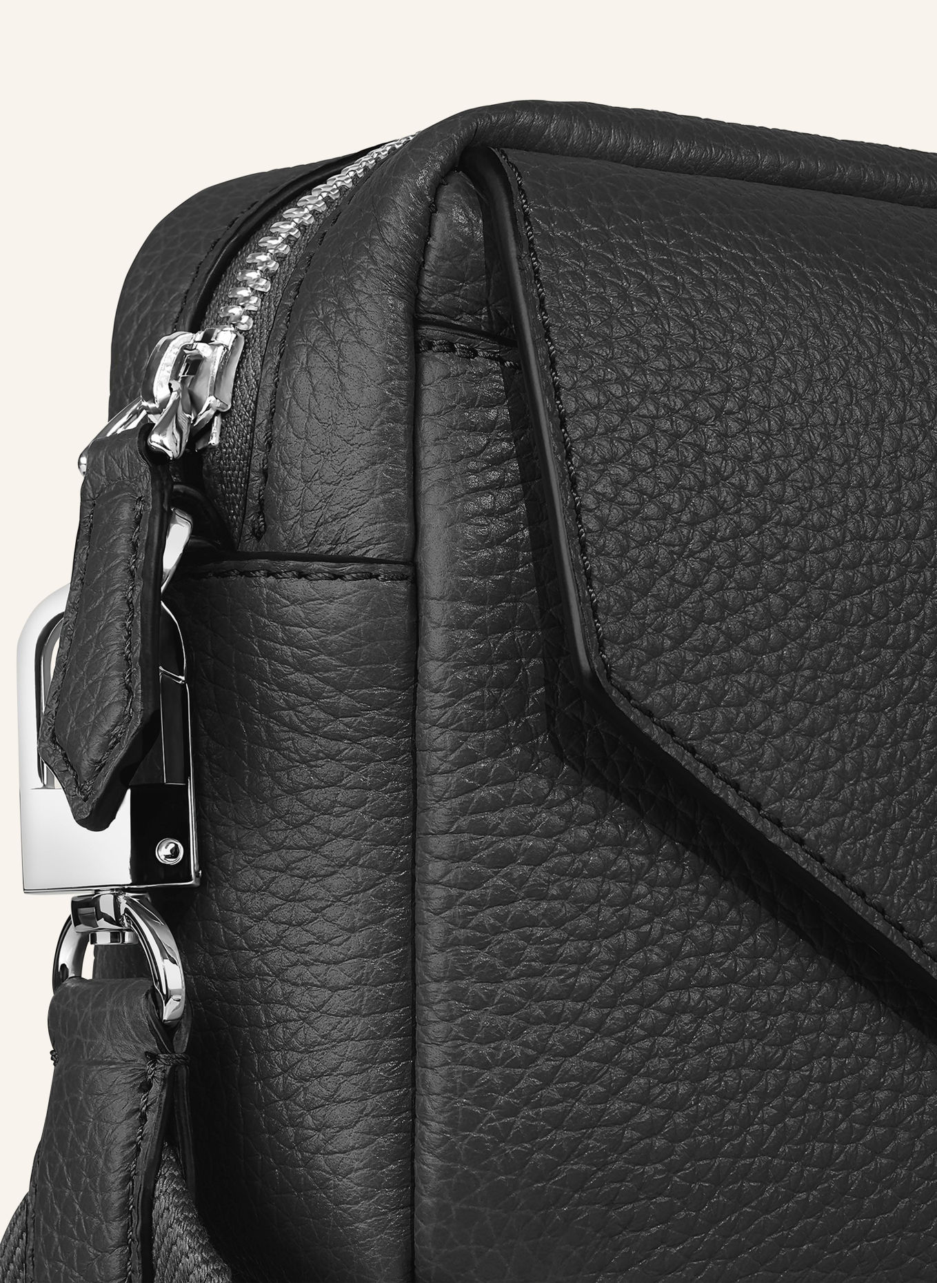 MONTBLANC MONTBLANC COMPANION SMALL Crossbody Bag: BLACK / SILVER