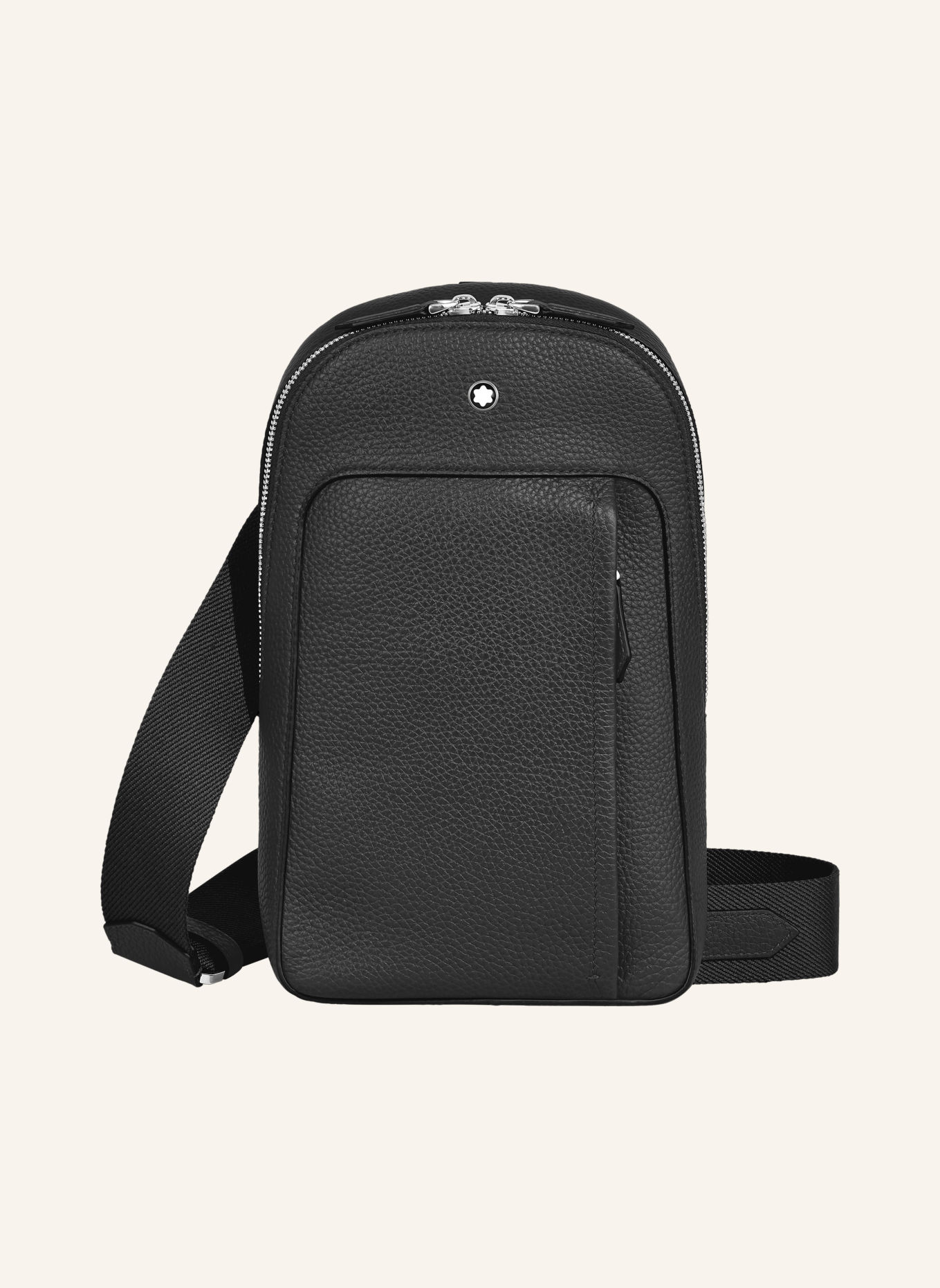 MONTBLANC Crossbody bag: BLACK / SILVER