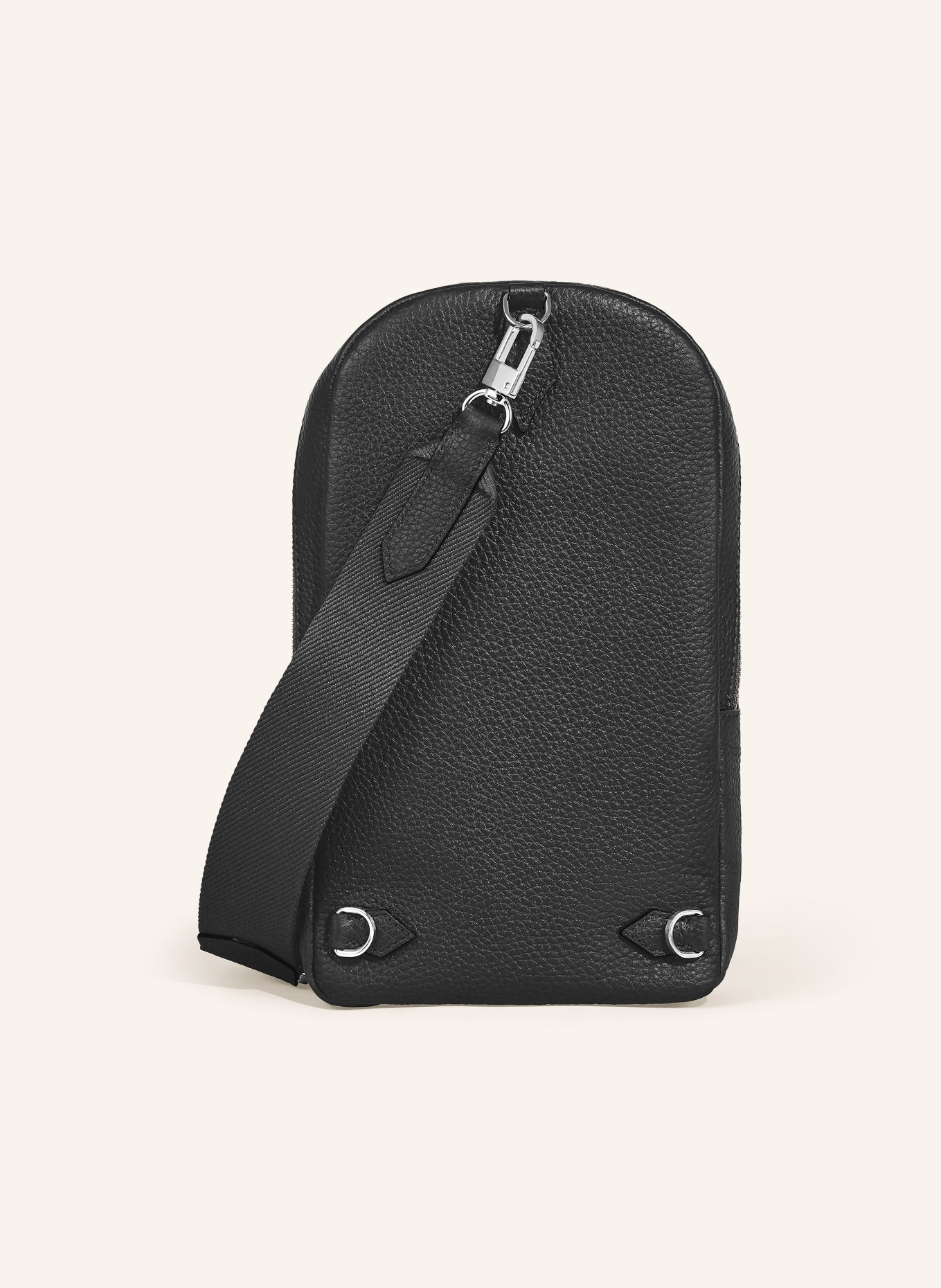 MONTBLANC Crossbody bag: BLACK / SILVER