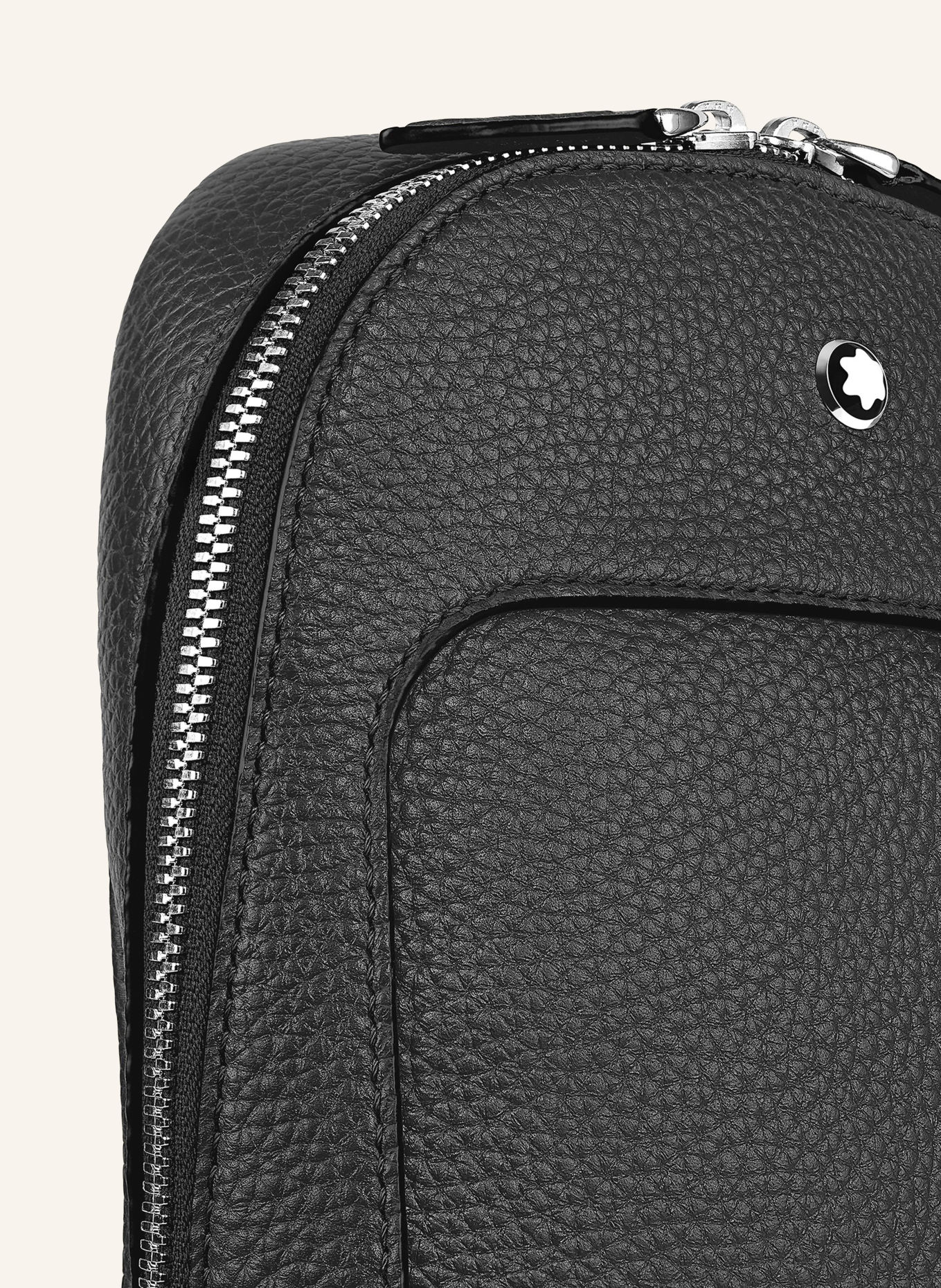 MONTBLANC Crossbody bag: BLACK / SILVER