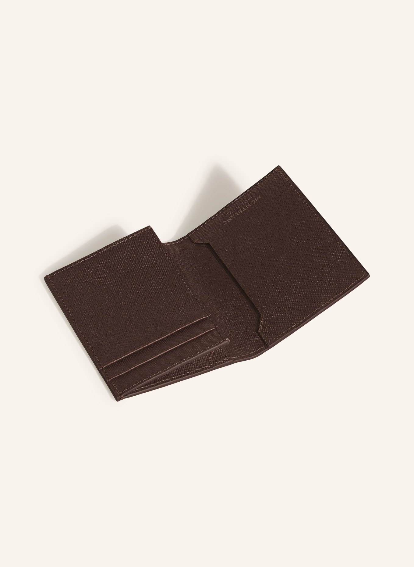 MONTBLANC Saffiano Card wallet SARTORIAL: DARK BROWN