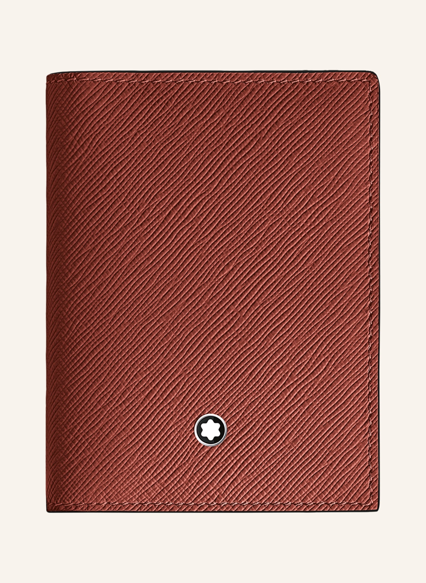 MONTBLANC Saffiano-Kartenetui: BRAUN