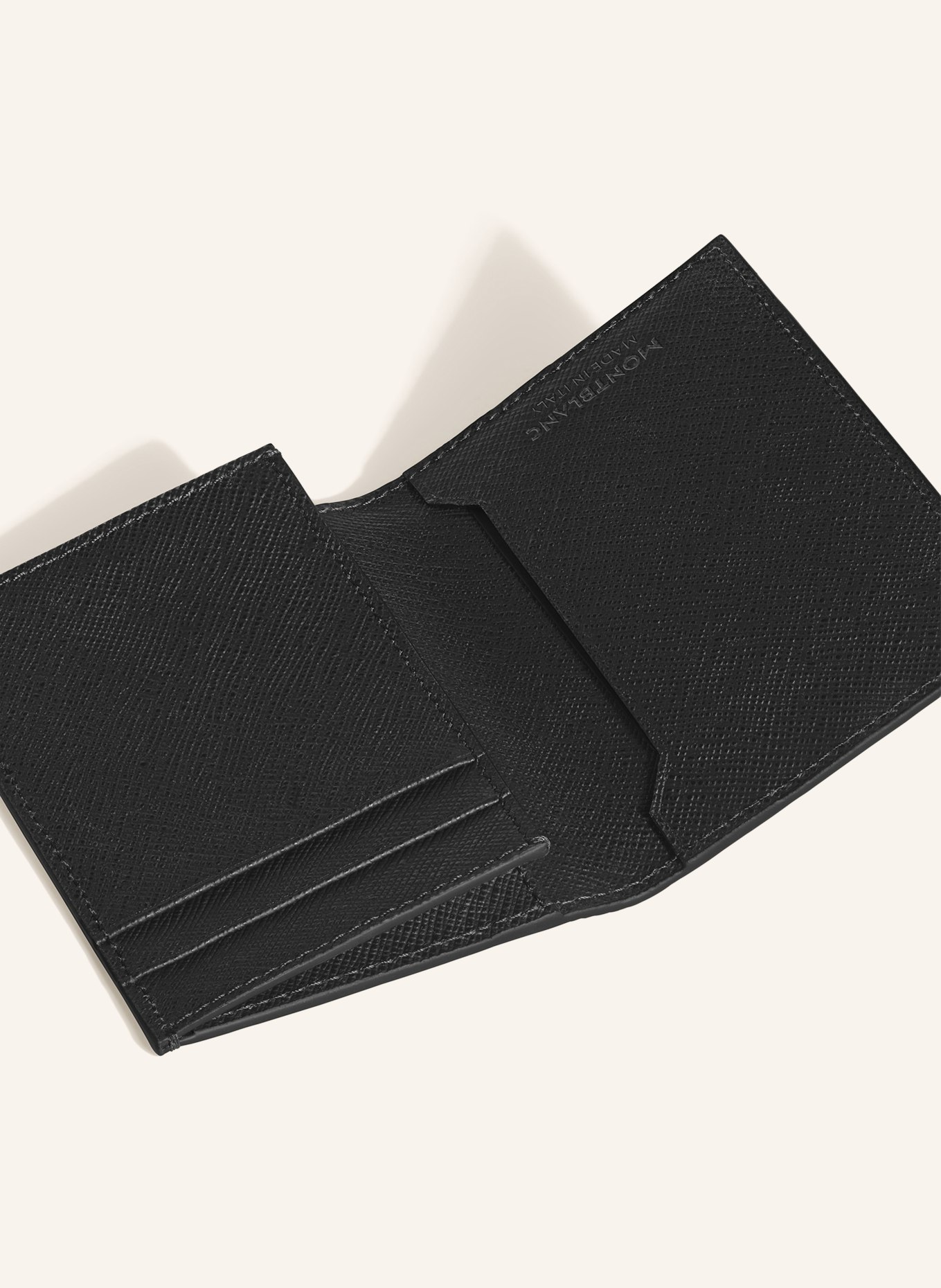 MONTBLANC Saffiano-Kartenetui SARTORIAL: SCHWARZ