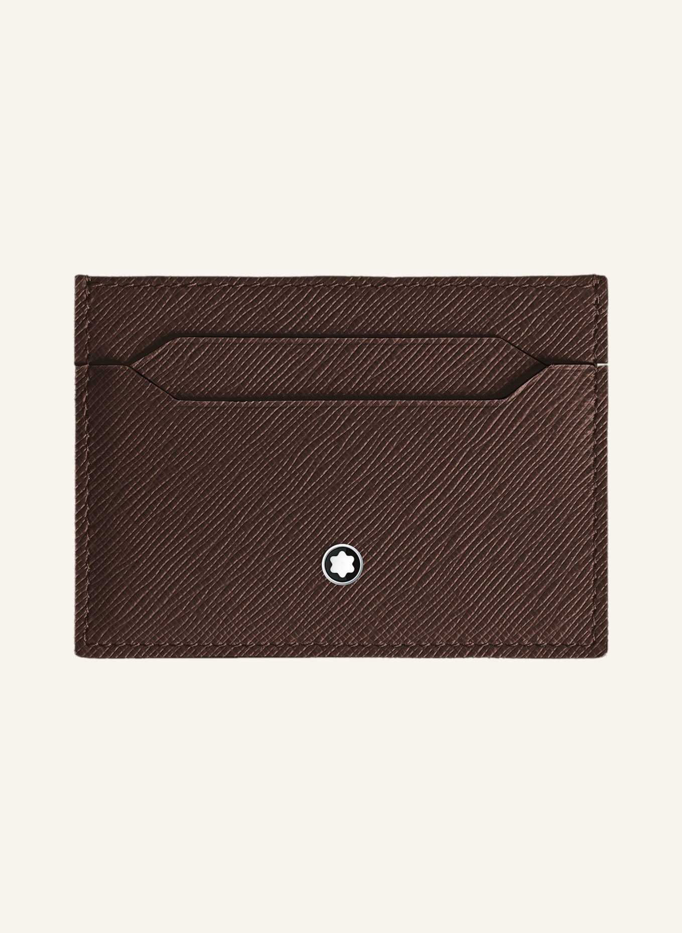 MONTBLANC Saffiano-Kartenetui SARTORIAL: DUNKELBRAUN