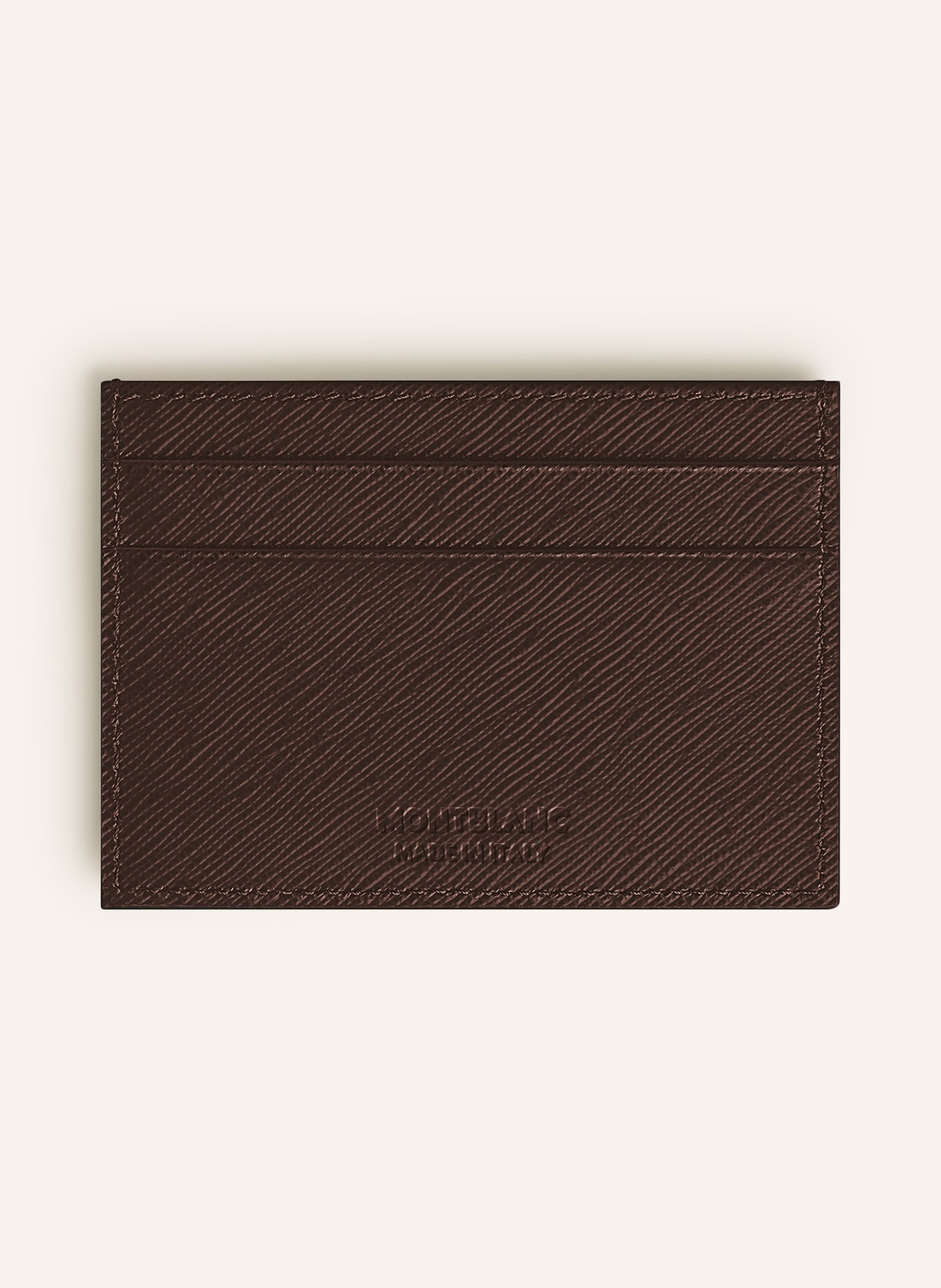 MONTBLANC Saffiano-Kartenetui SARTORIAL: DUNKELBRAUN