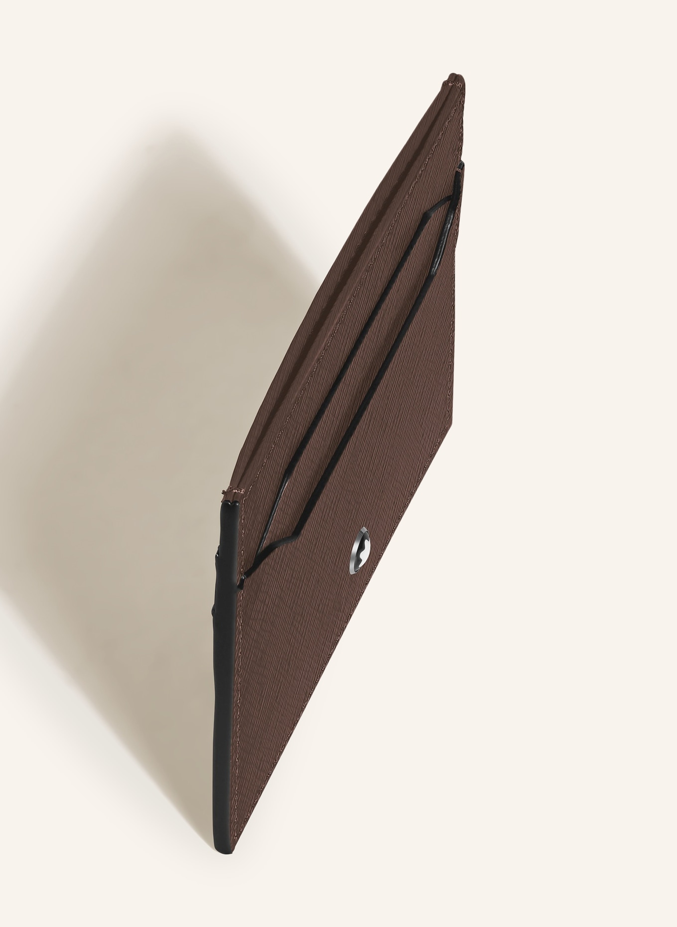 MONTBLANC Saffiano-Kartenetui SARTORIAL: DUNKELBRAUN