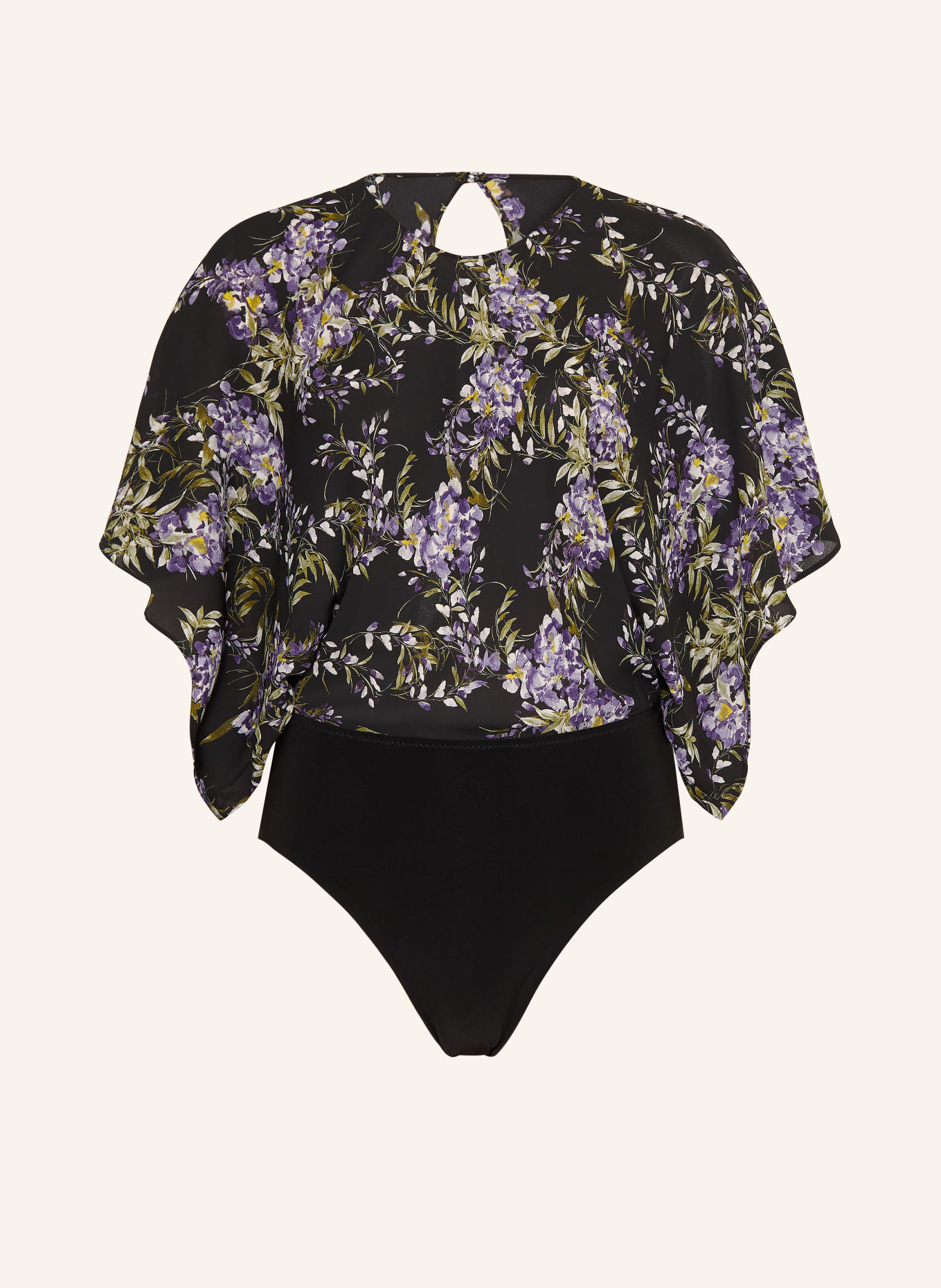 NORMA KAMALI Blouse bodysuit: BLACK / PURPLE / OLIVE