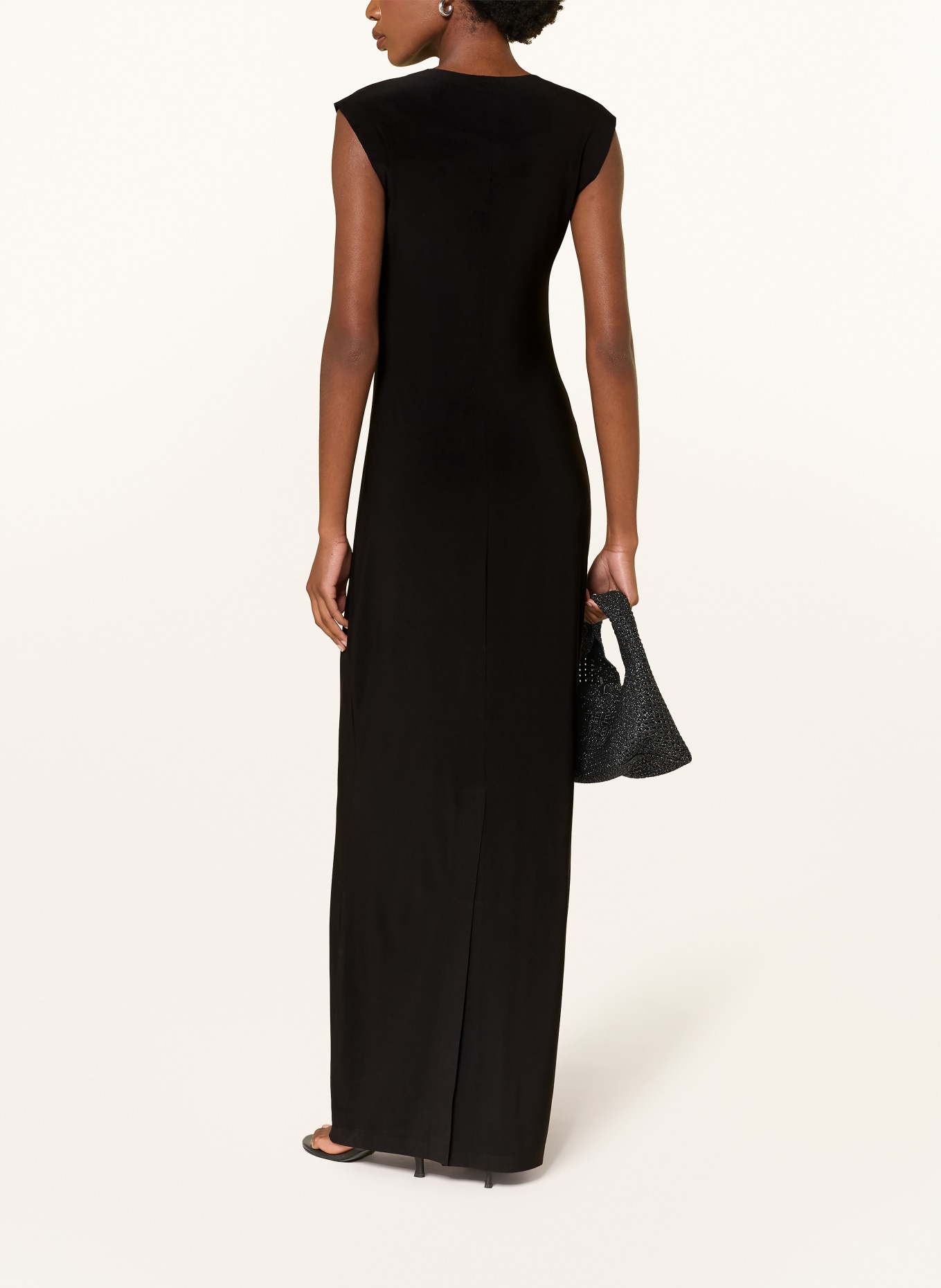 NORMA KAMALI Jerseykleid: SCHWARZ