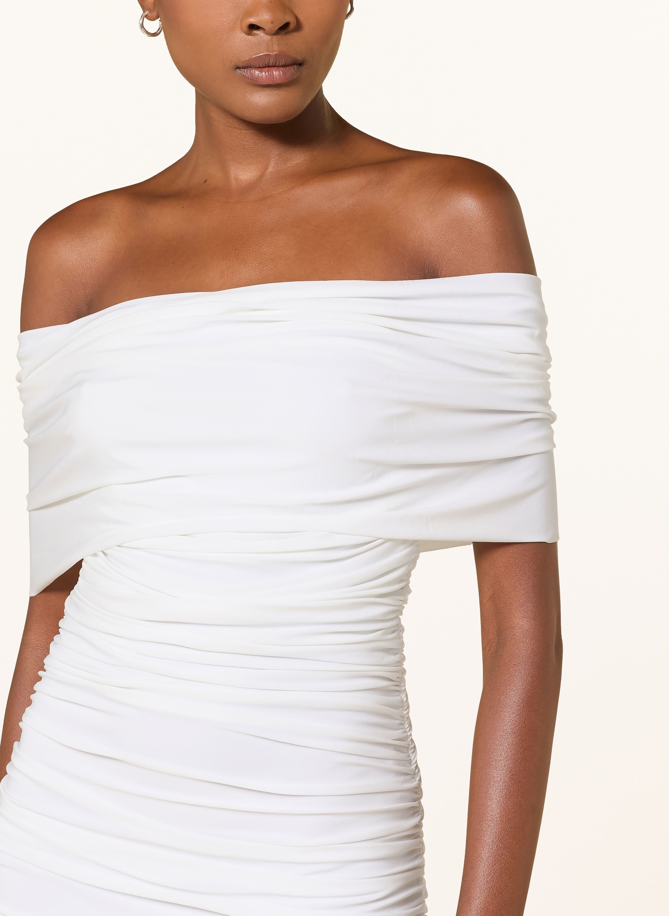 NORMA KAMALI Cocktailkleid: WEISS